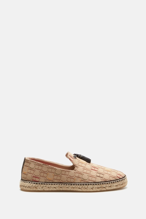 CANVAS ESPADRILLES WITH TASSELS