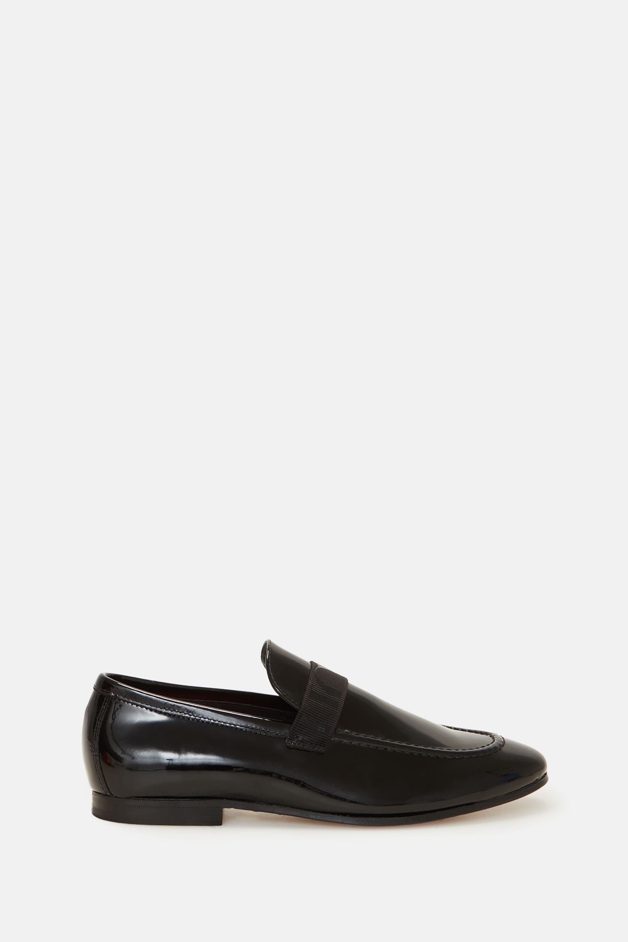 CH patent leather loafers