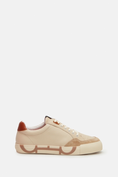 Doma Insignia Sneaker de Piel - BEIGE