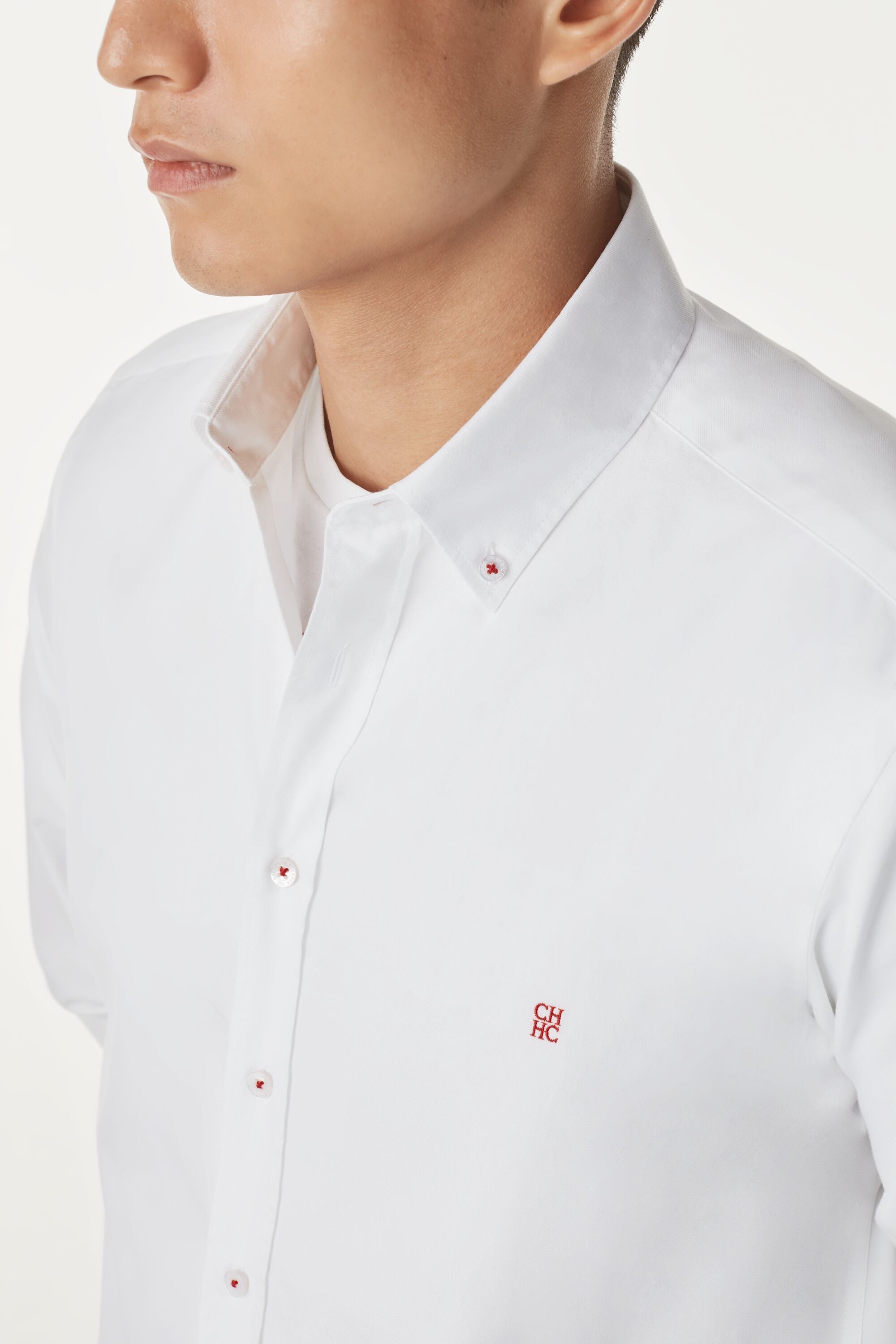 Camisa de sarga blanco CH Carolina Herrera Chile