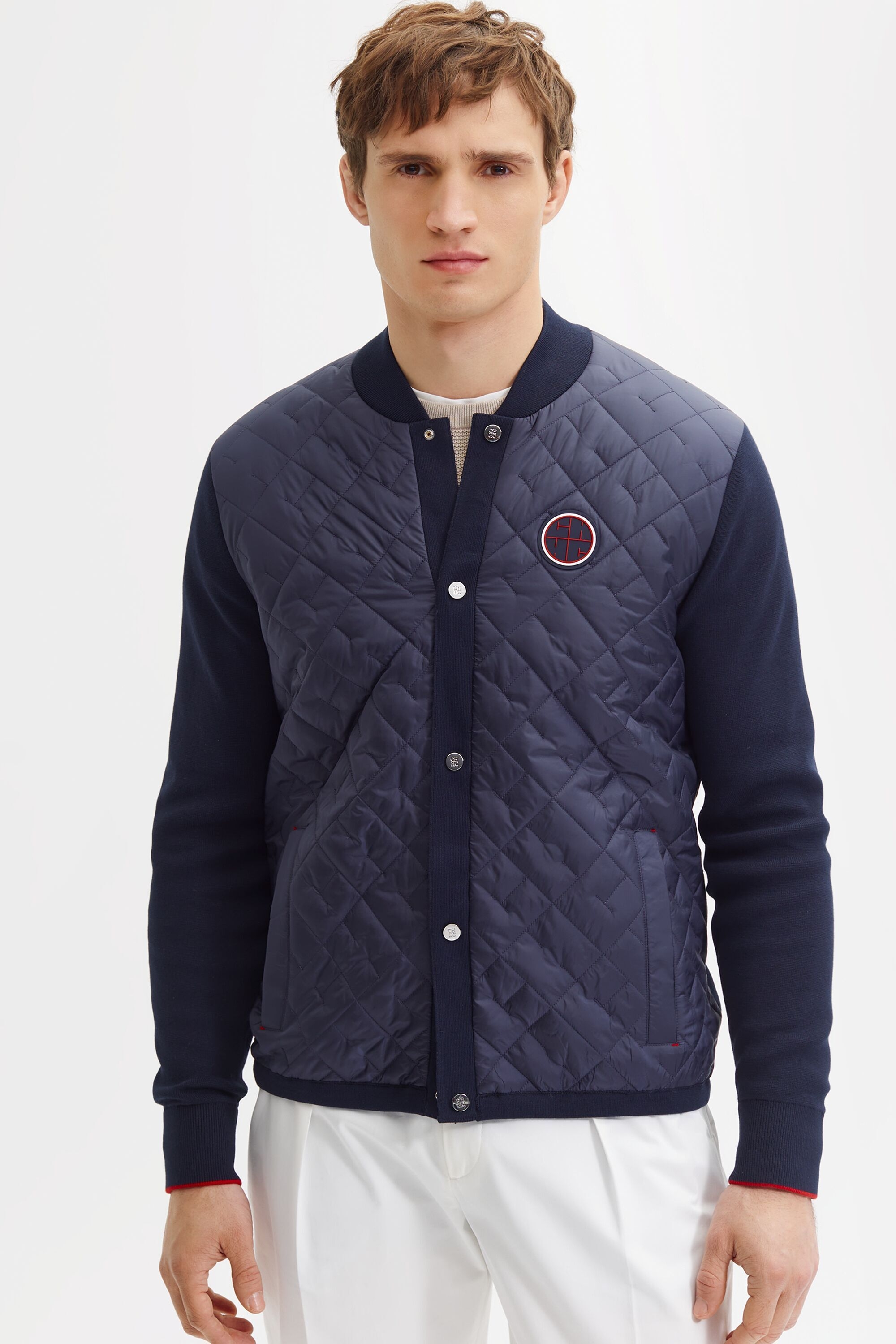 CH 2020 quilted nylon bomber jacket