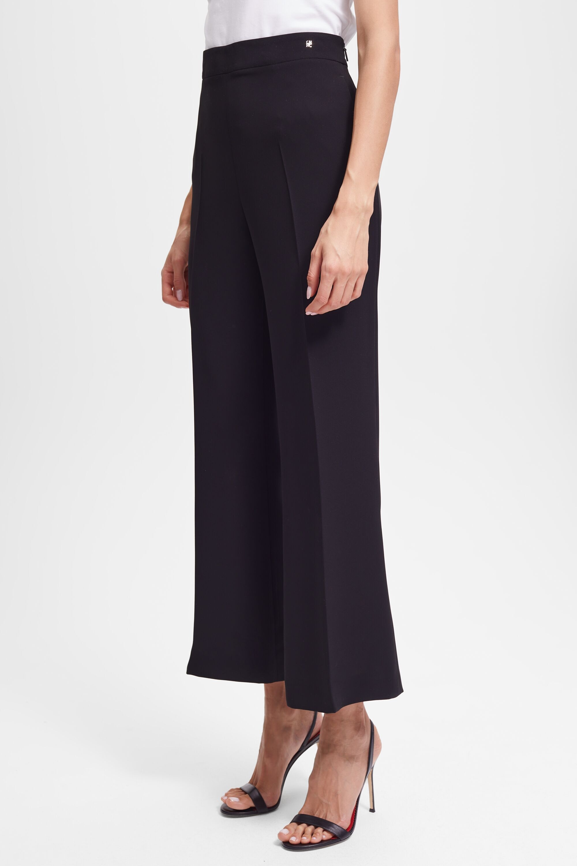 Crepe straight-leg pants black - CH Carolina Herrera United Kingdom