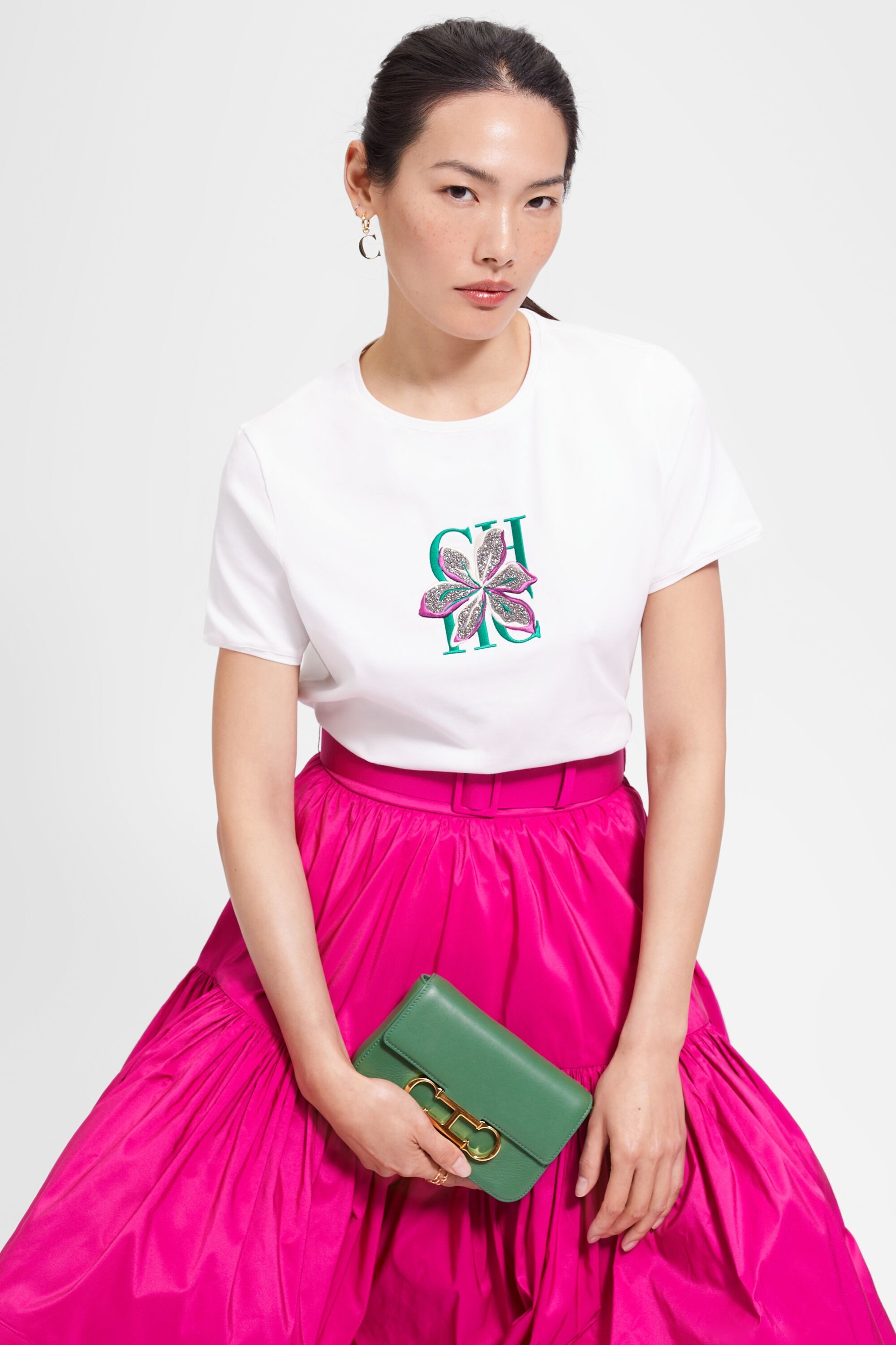 CH t-shirt with crystal-embellished Jasmine