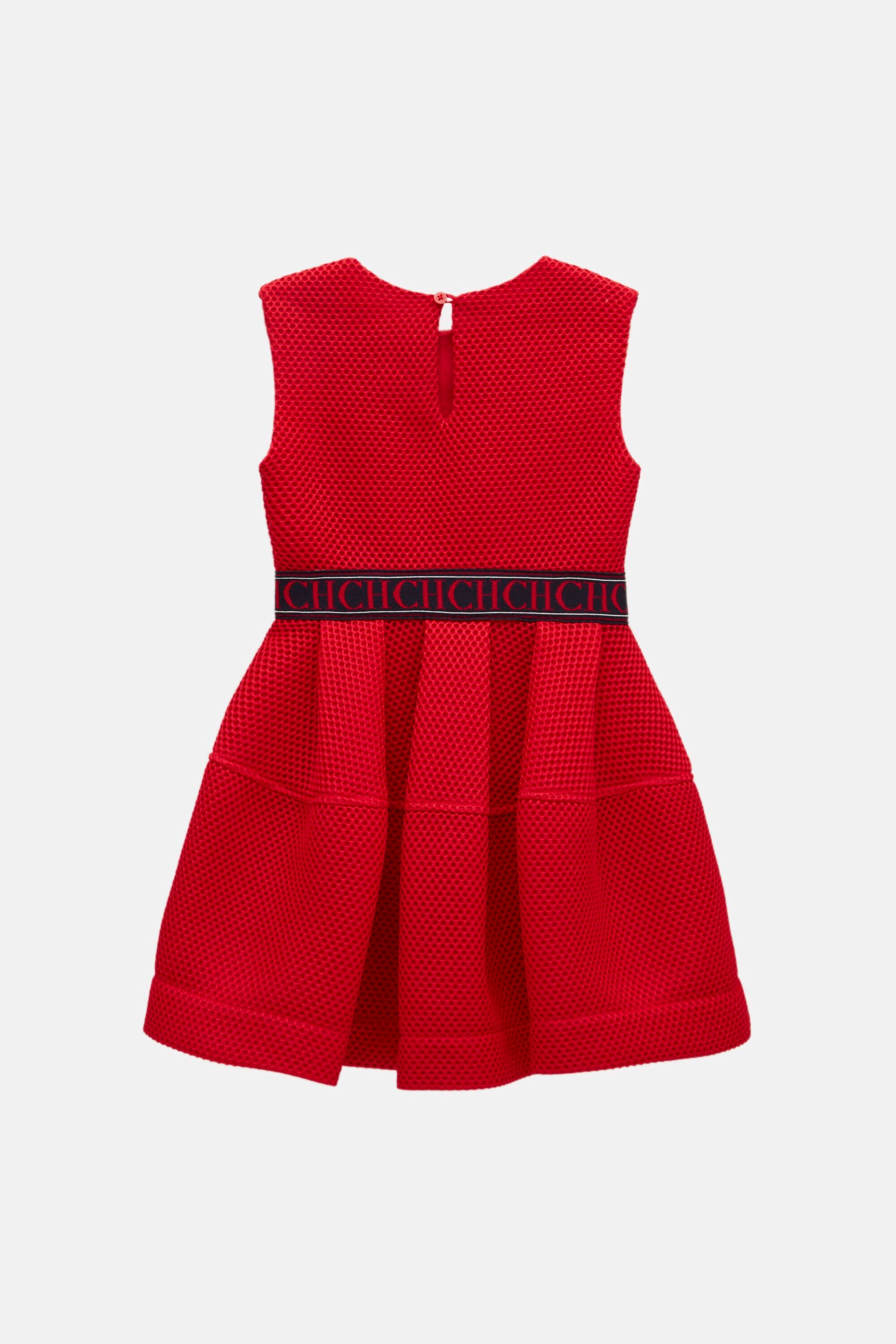 itálico aceptar Atlas Bow-detailed neoprene dress red - CH Carolina Herrera Belgium