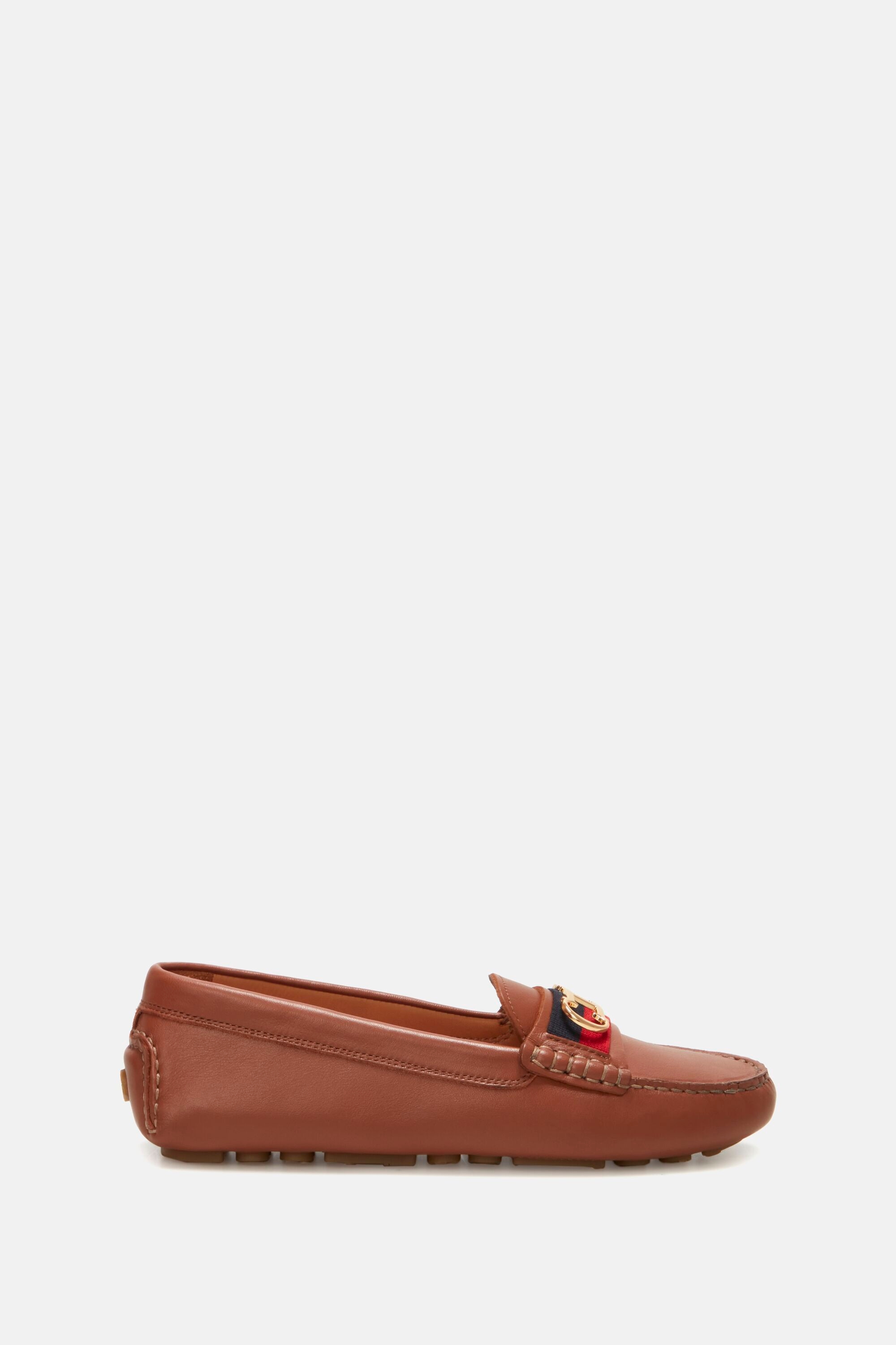 Initials Insignia leather loafers