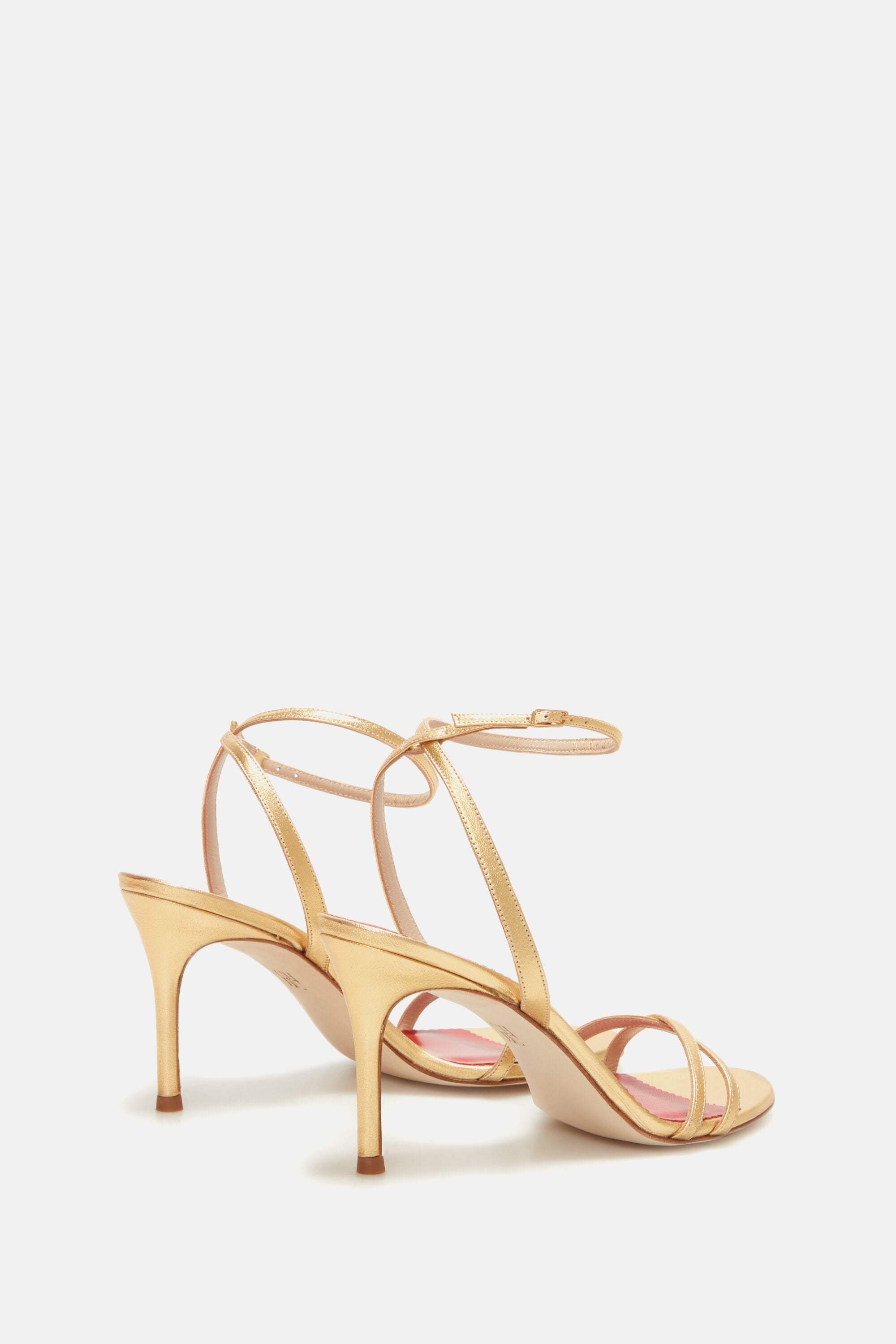 Leather 80 sandals gold - CH Carolina Herrera United States