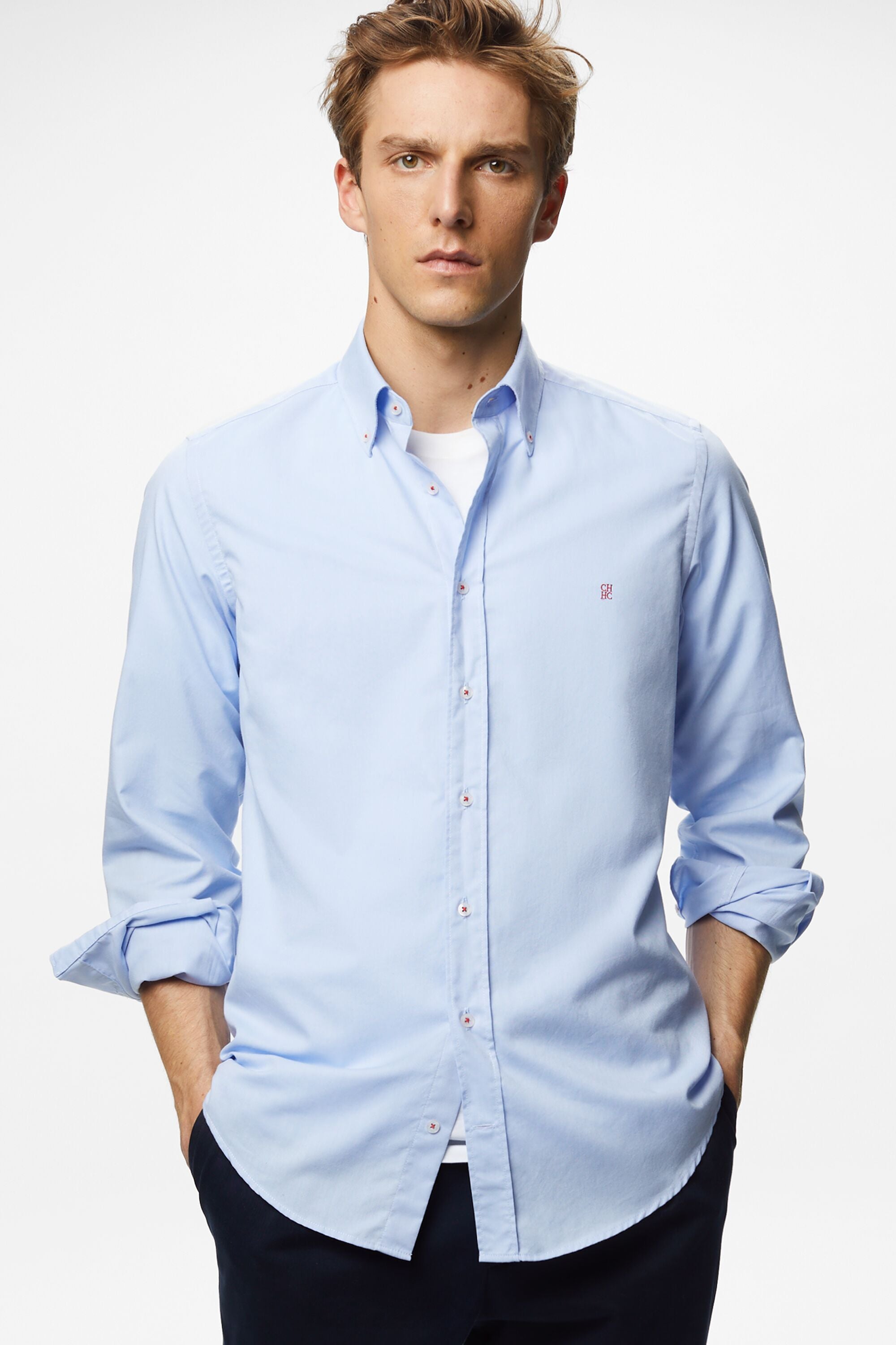 Camisa carolina sales herrera hombre
