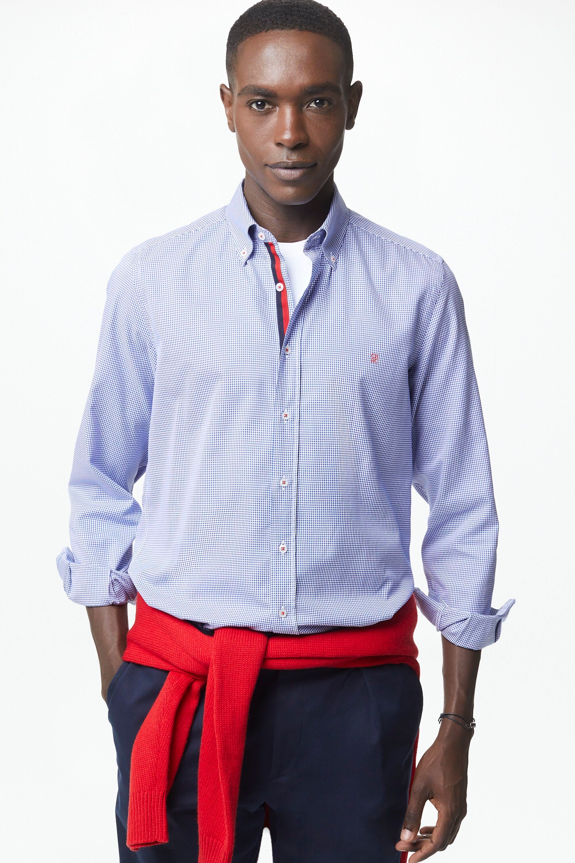 Polo ralph lauren slim fit striped poplin sales shirt