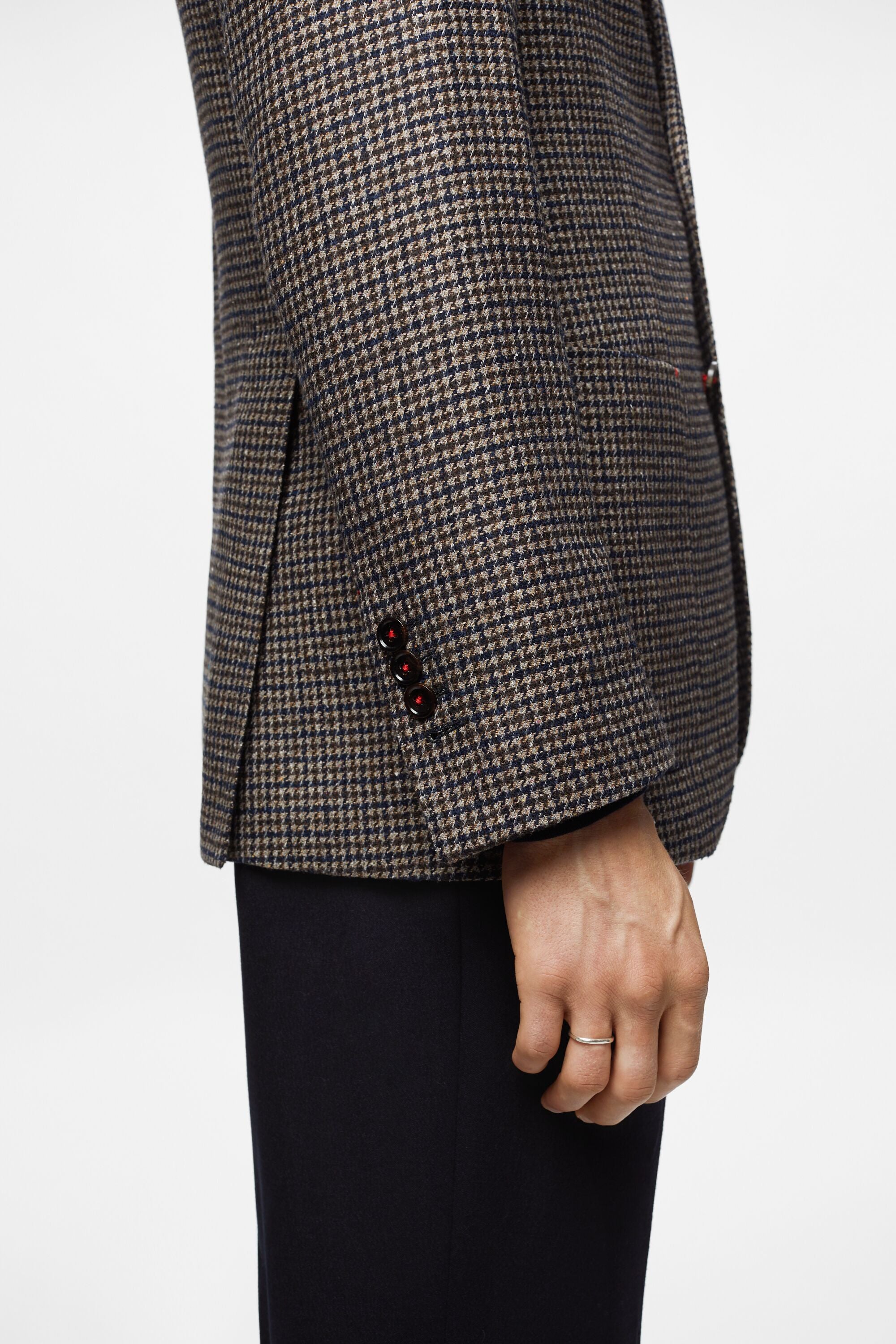 Wool on sale houndstooth blazer