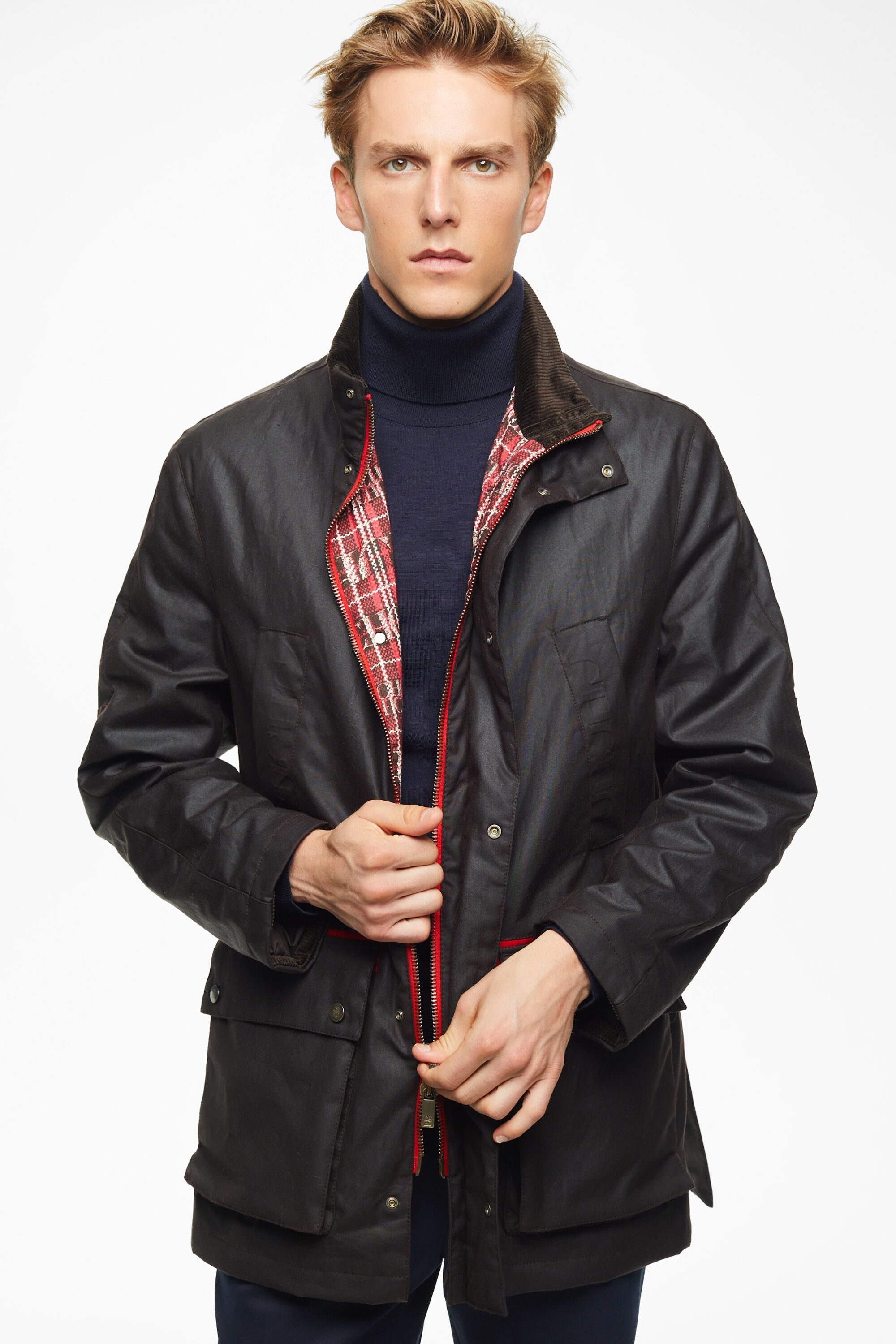Waxed cotton jacket