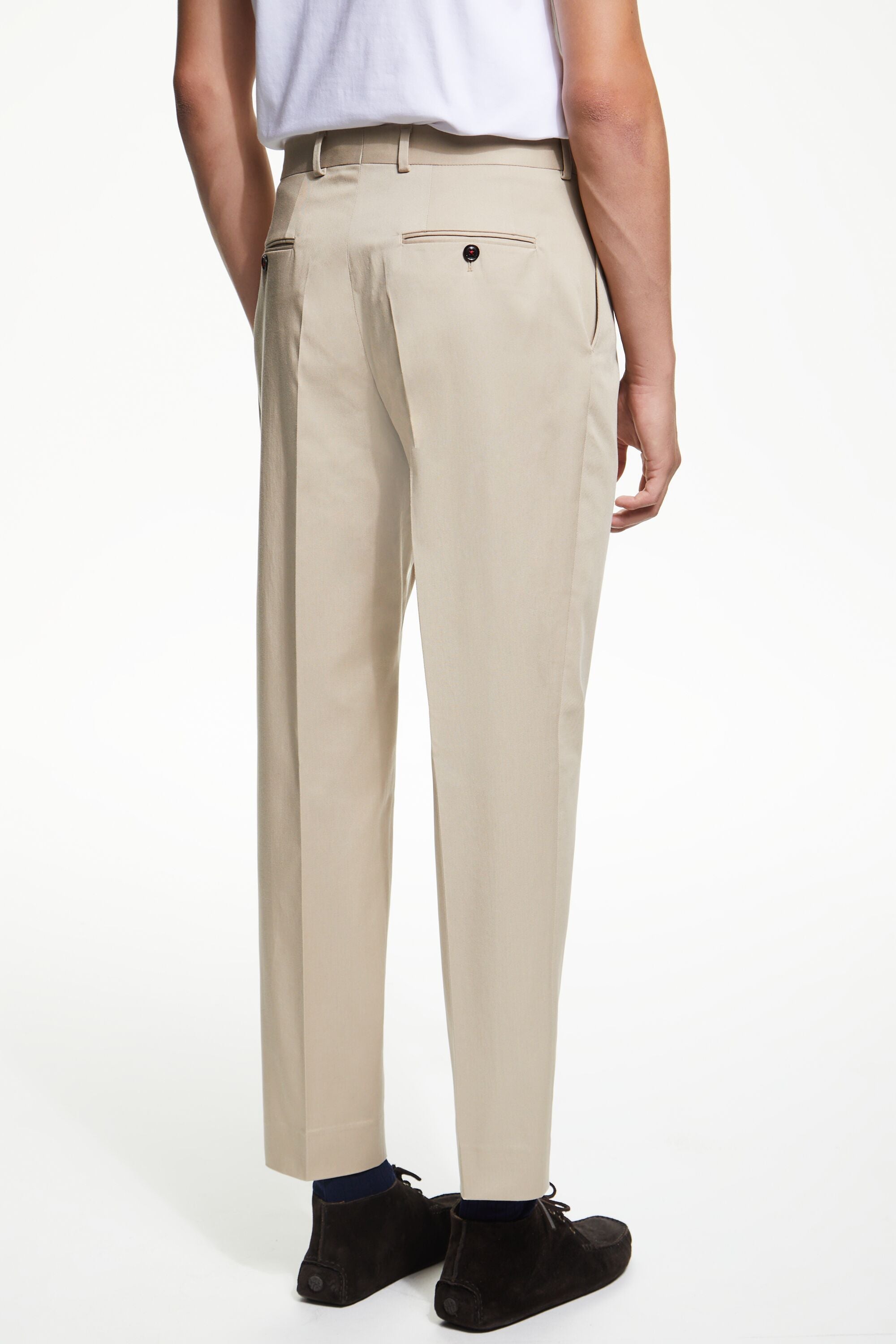 Camel Corduroy Relaxed Fit Pant