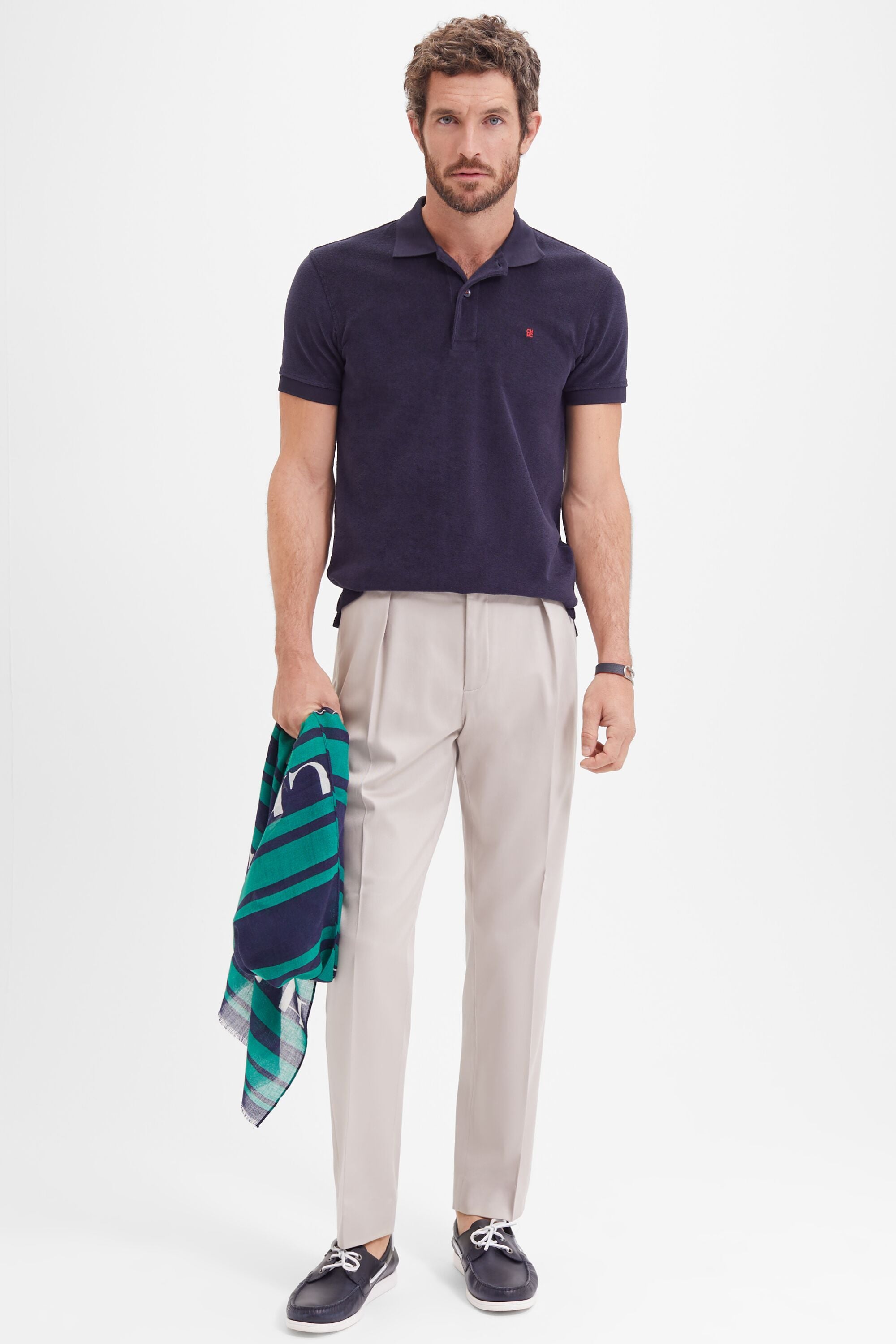 Polo pleated pants clearance