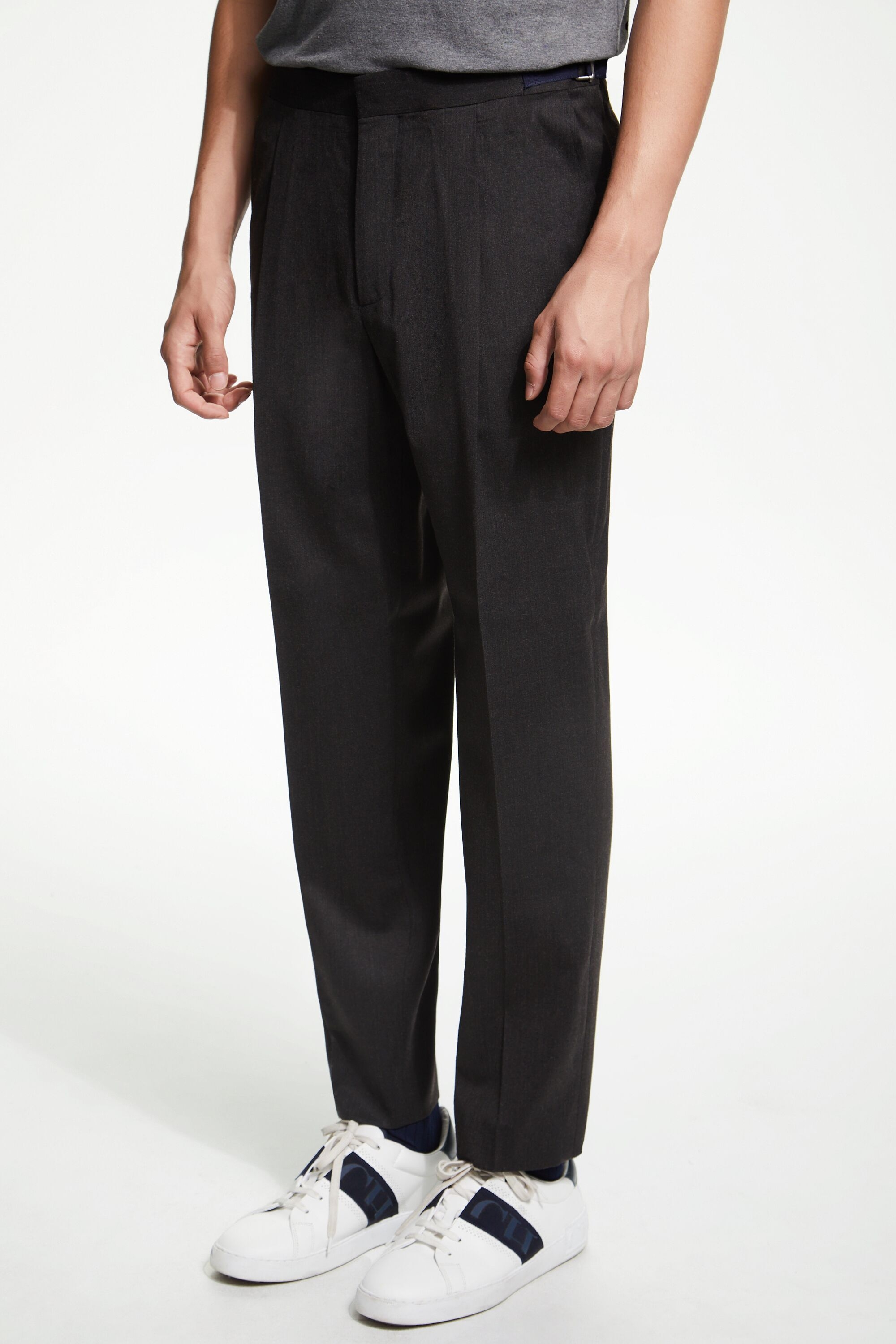 Flannel relaxed fit pants