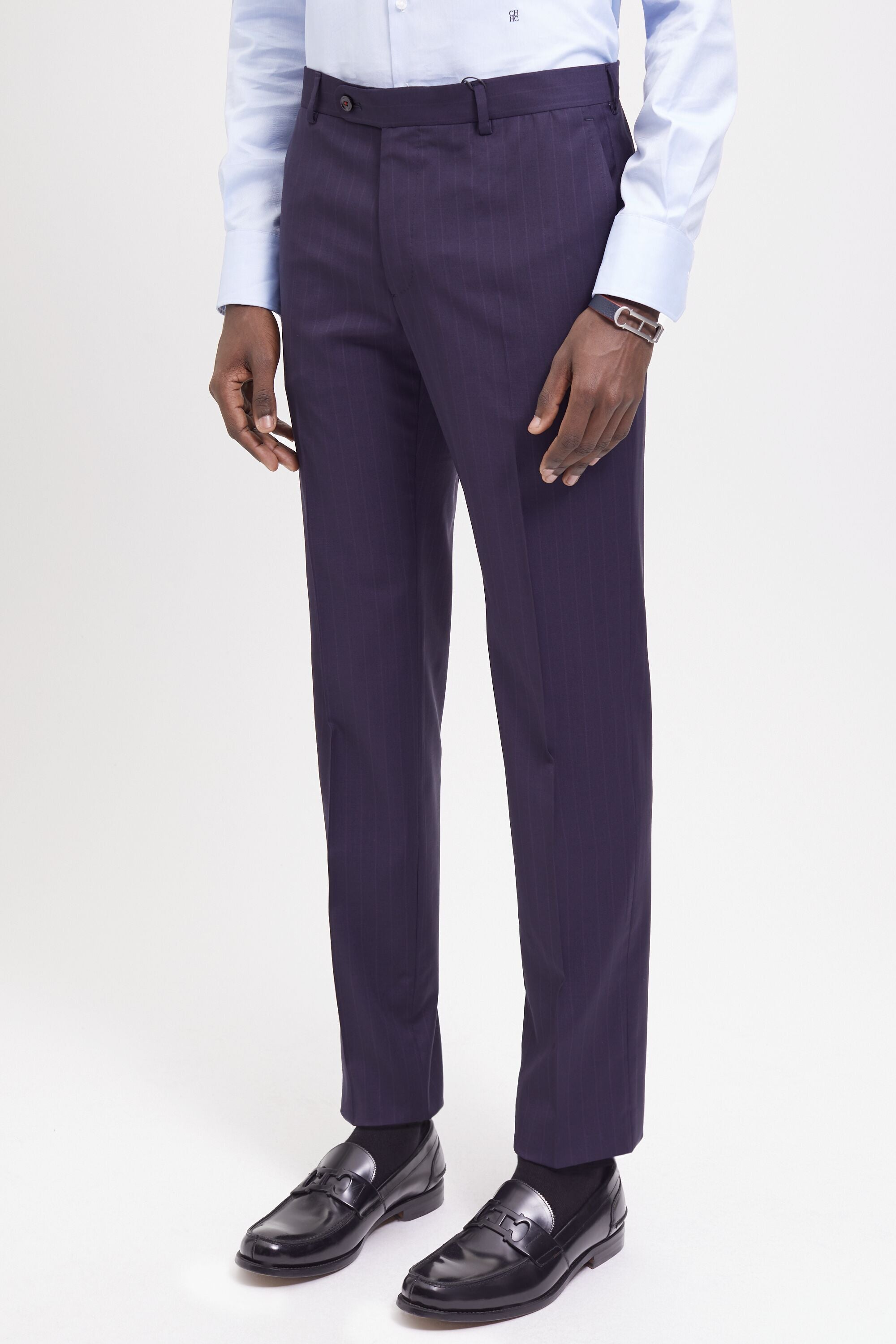 Dark purple dress pants sale