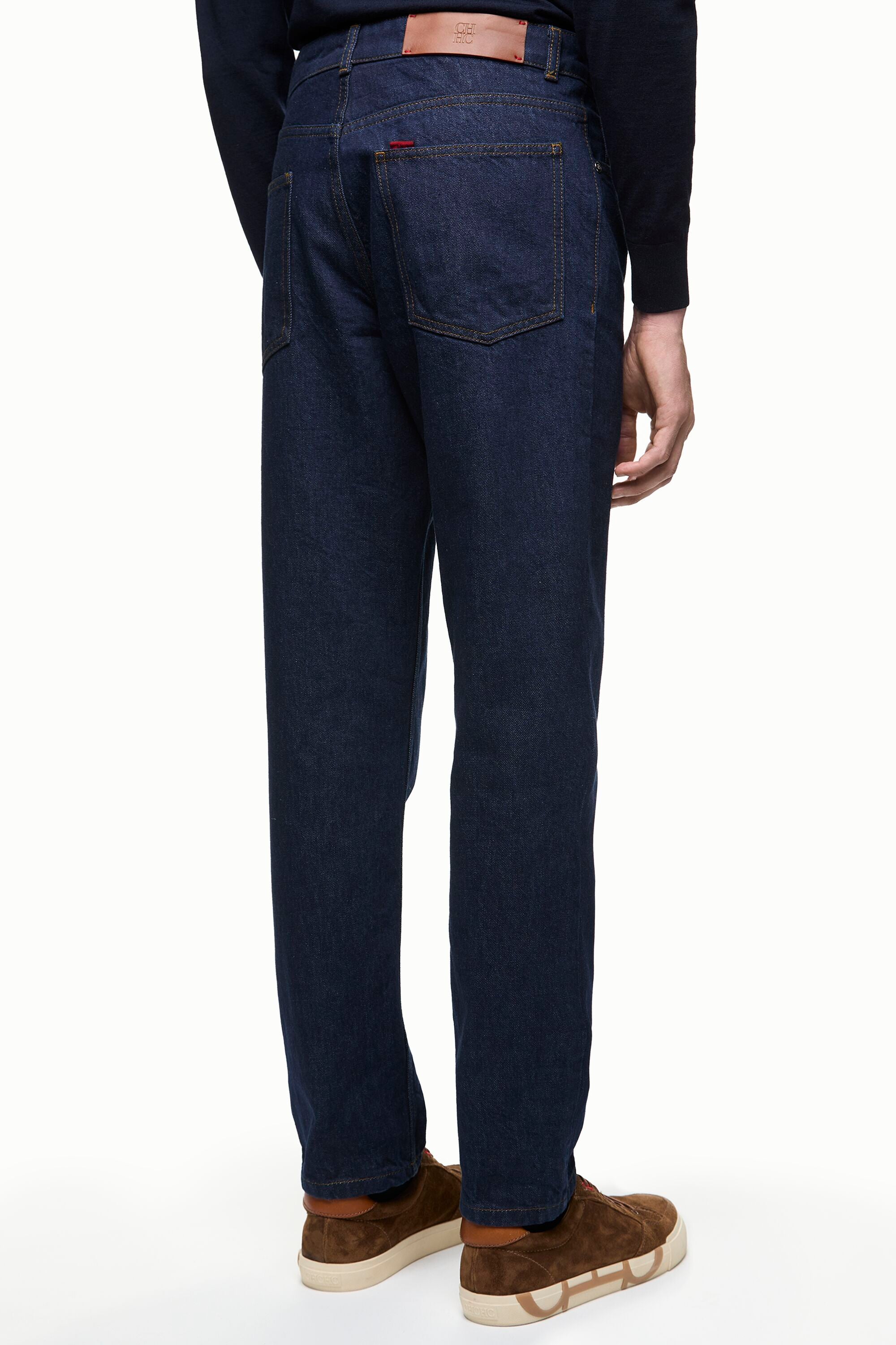Pantal n vaquero relaxed fit indigo blue CH Carolina Herrera