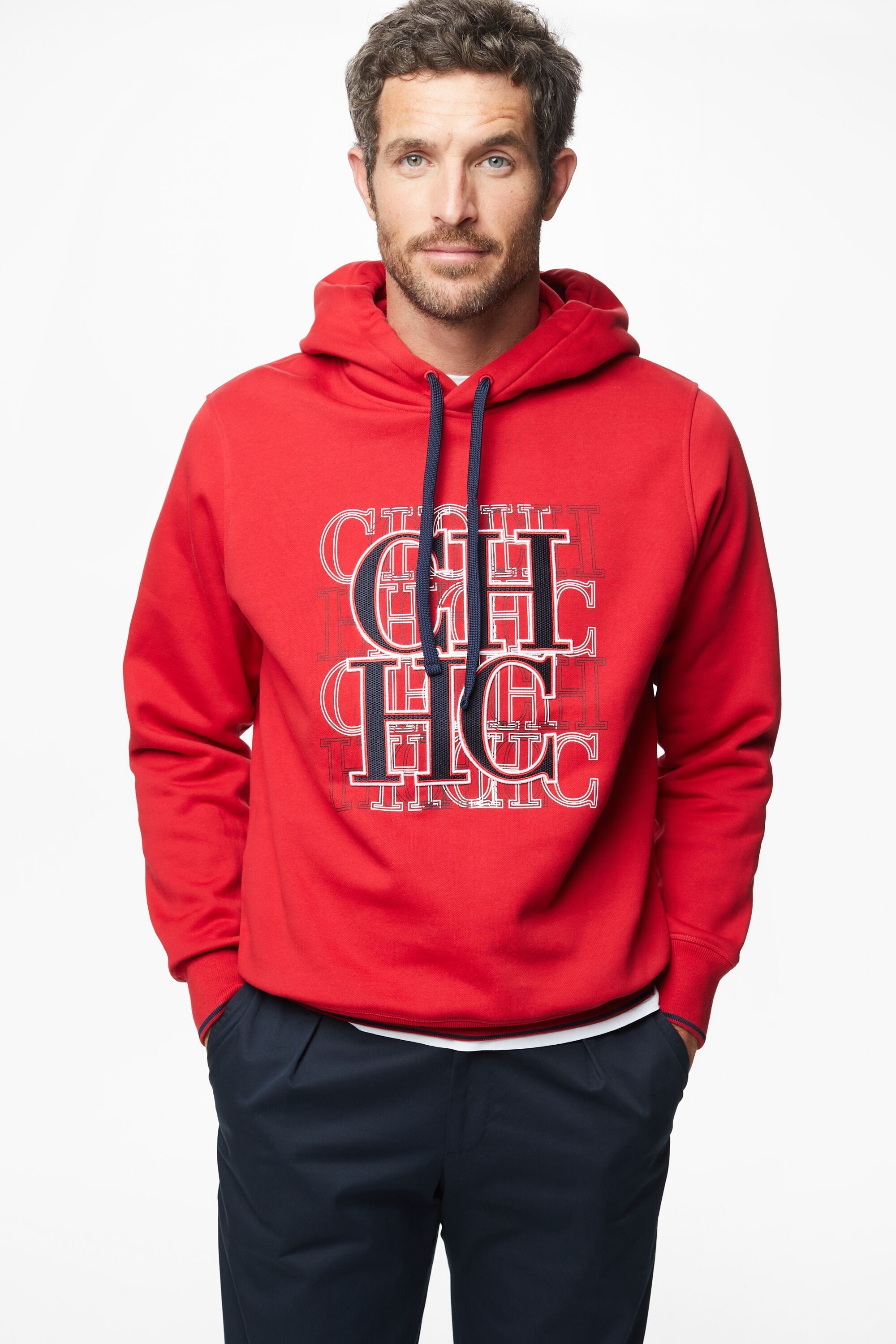 CH embroidered hoodie