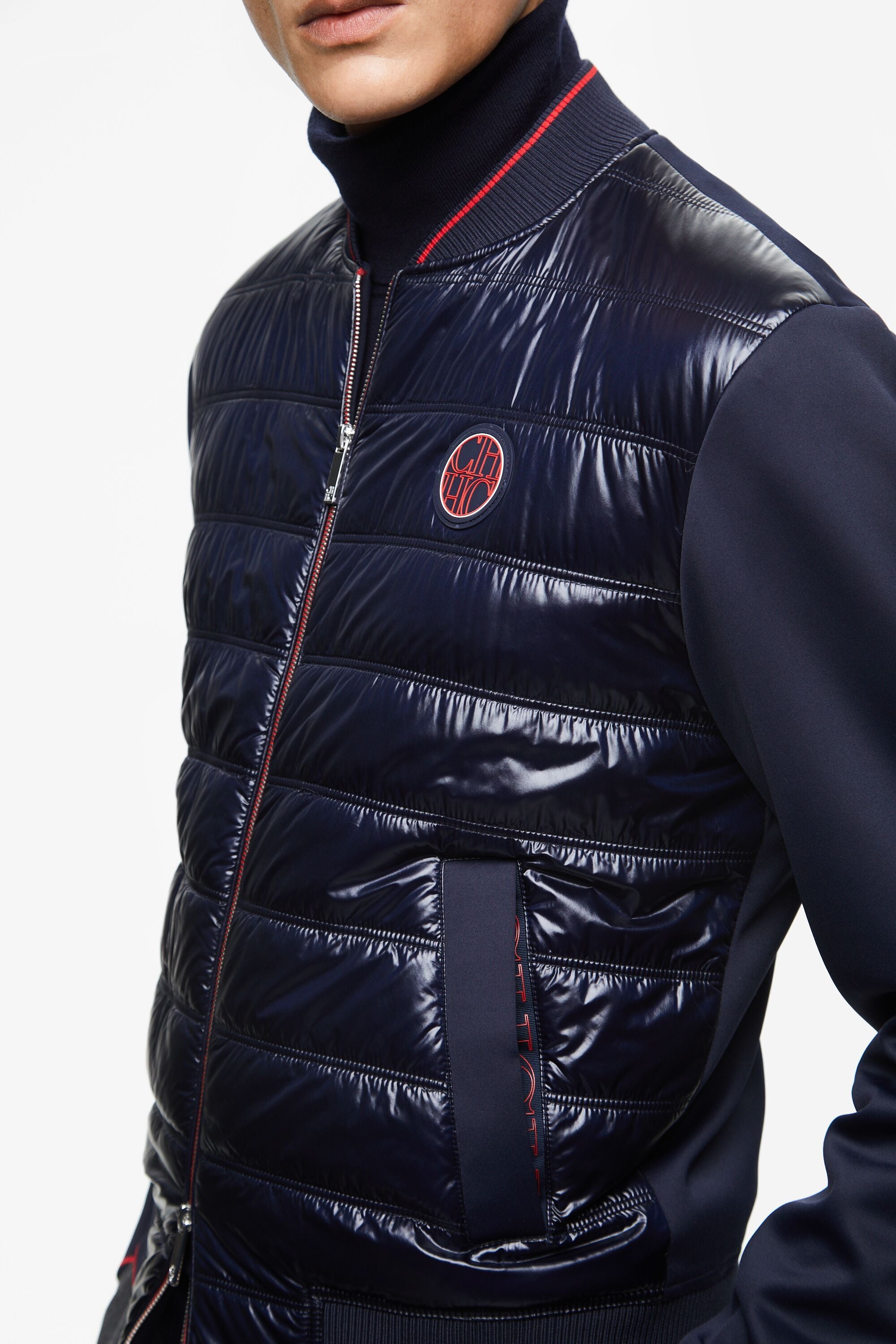 Neoprene quilted jacket navy CH Carolina Herrera Germany