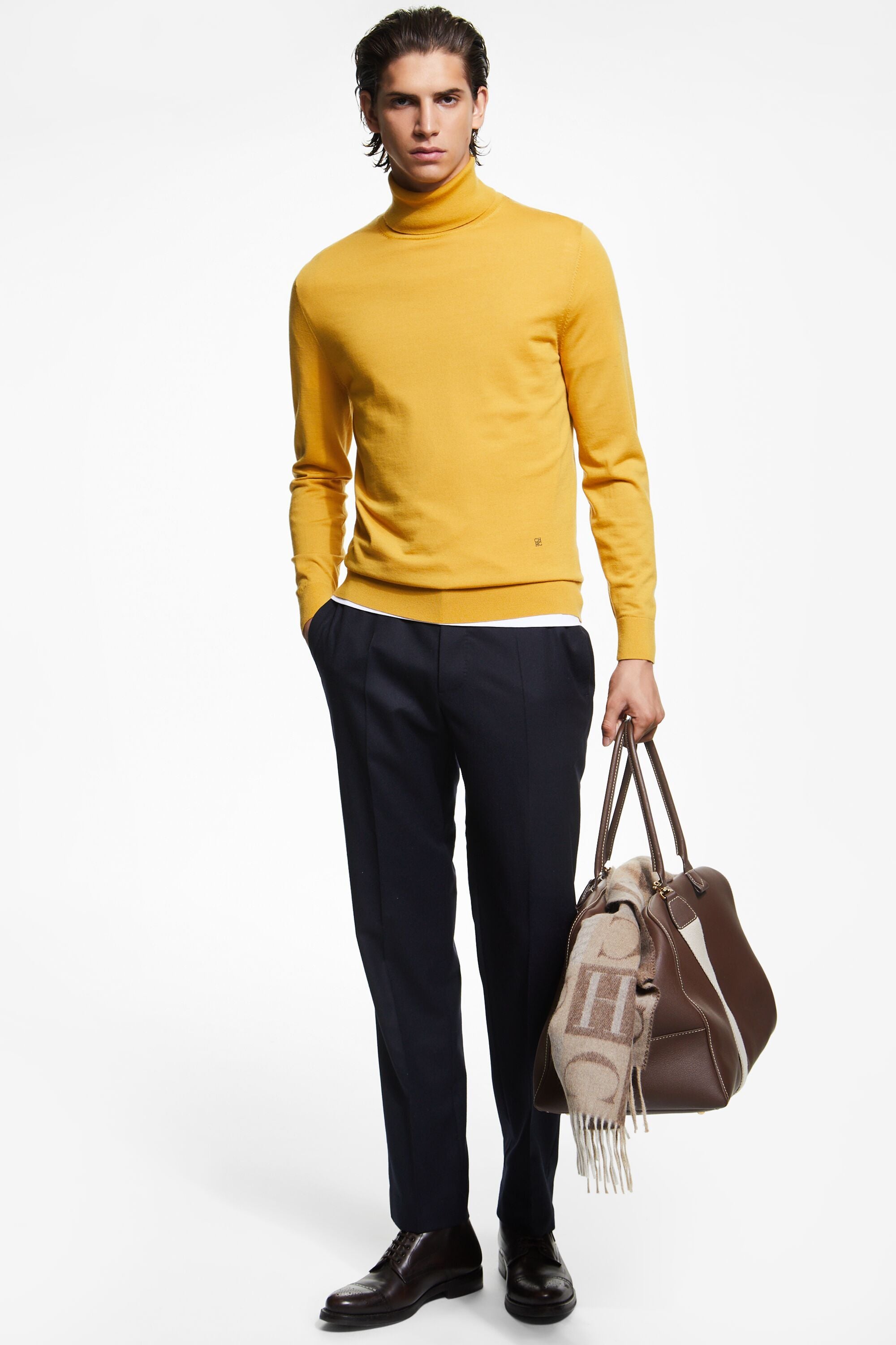 Turtleneck mustard outlet