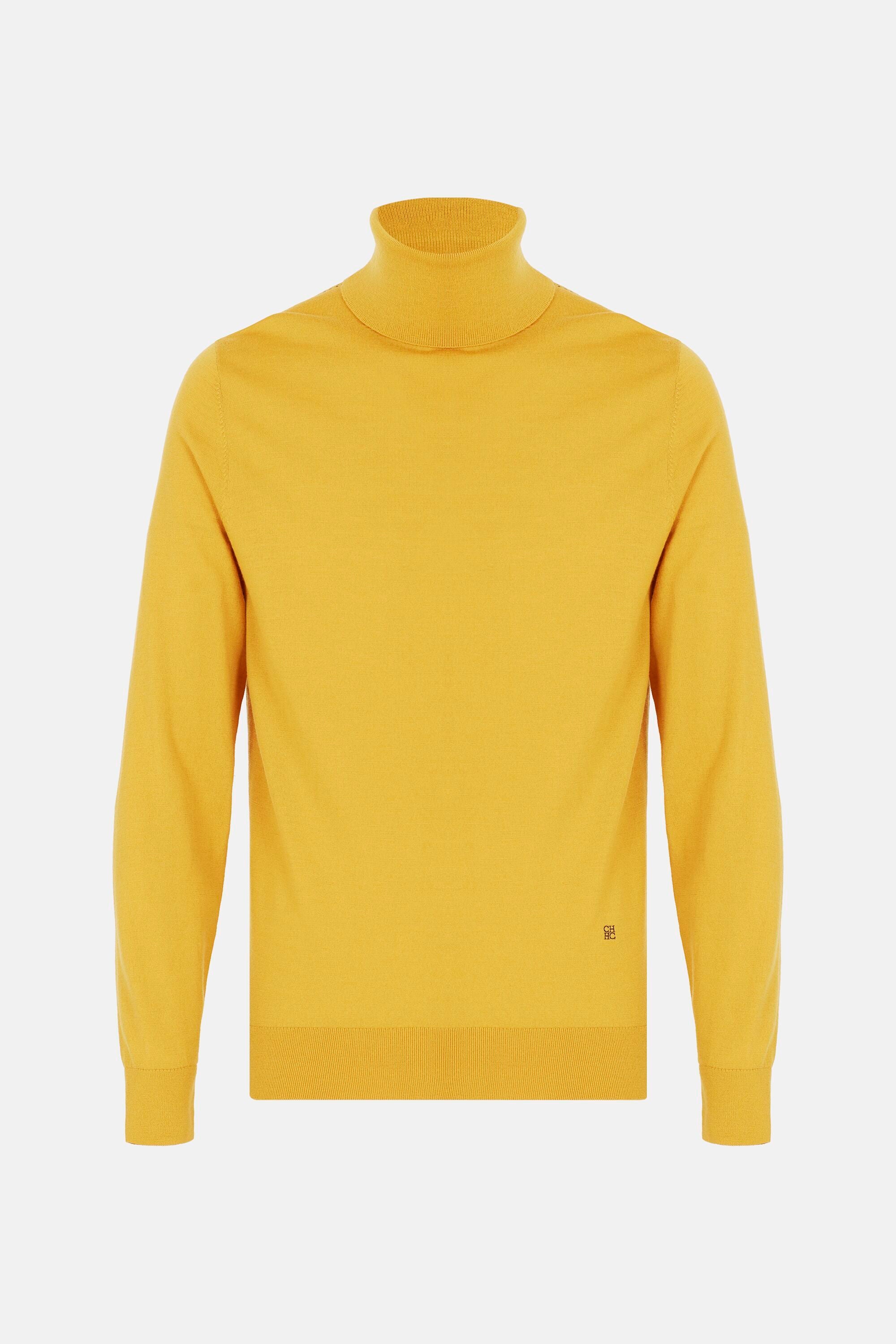 Turtleneck yellow clearance sweater