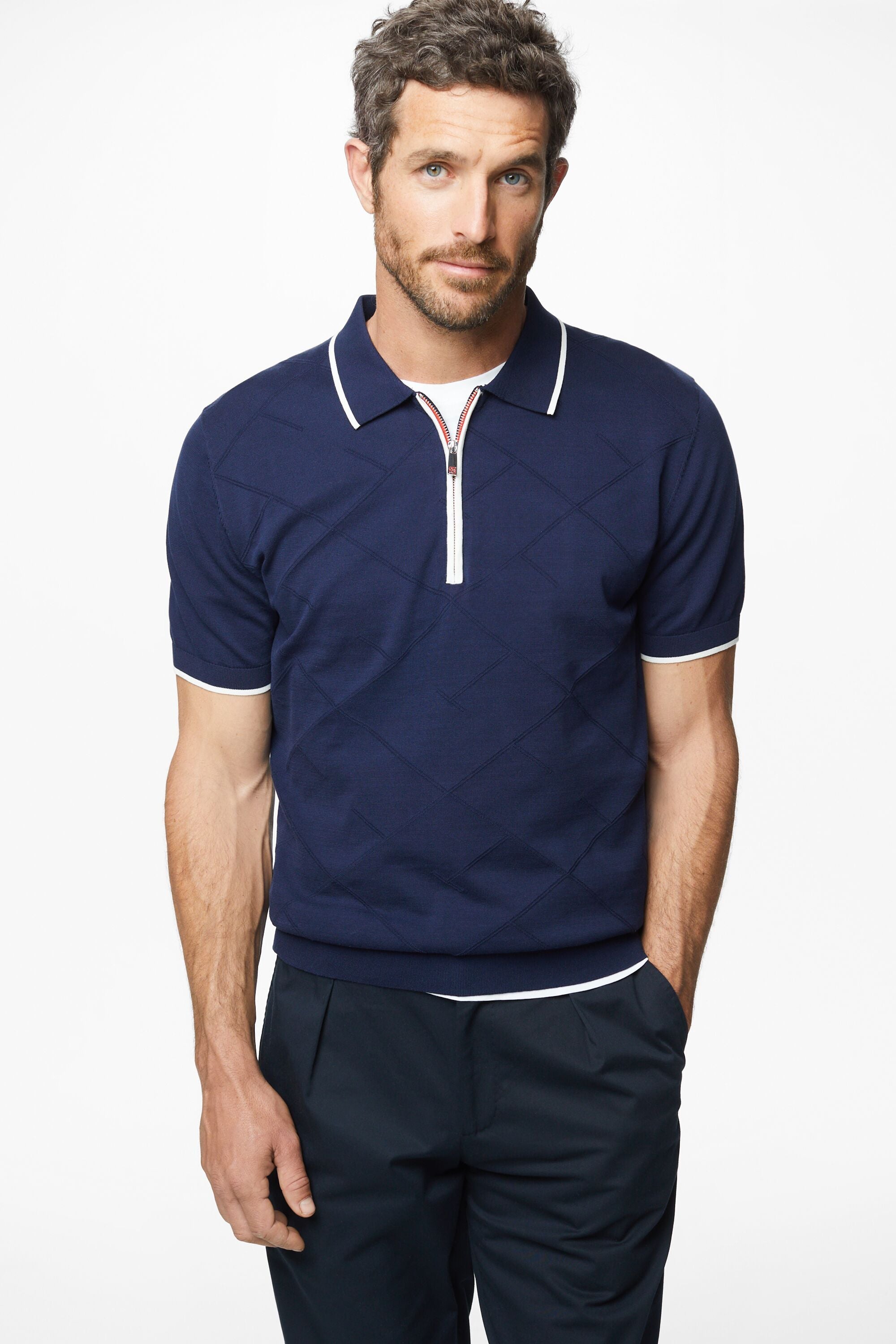 Navy polo store outfit men