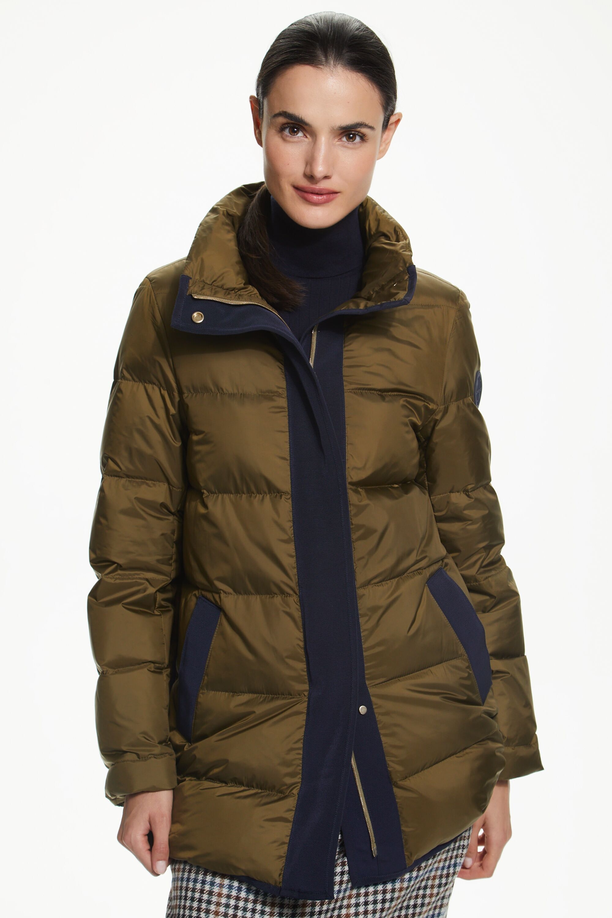 Duck down quilted jacket