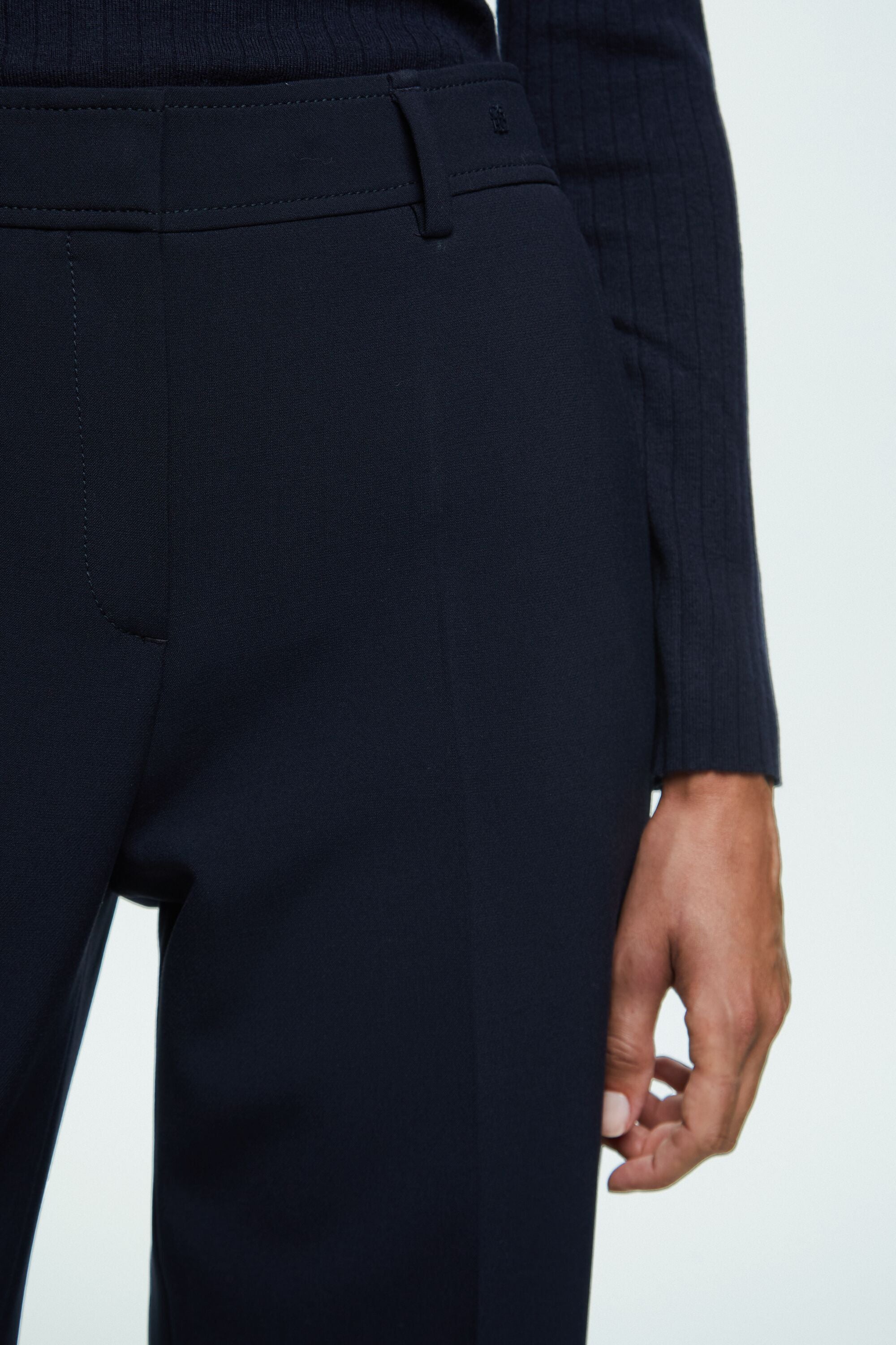 Navy best sale crepe pants