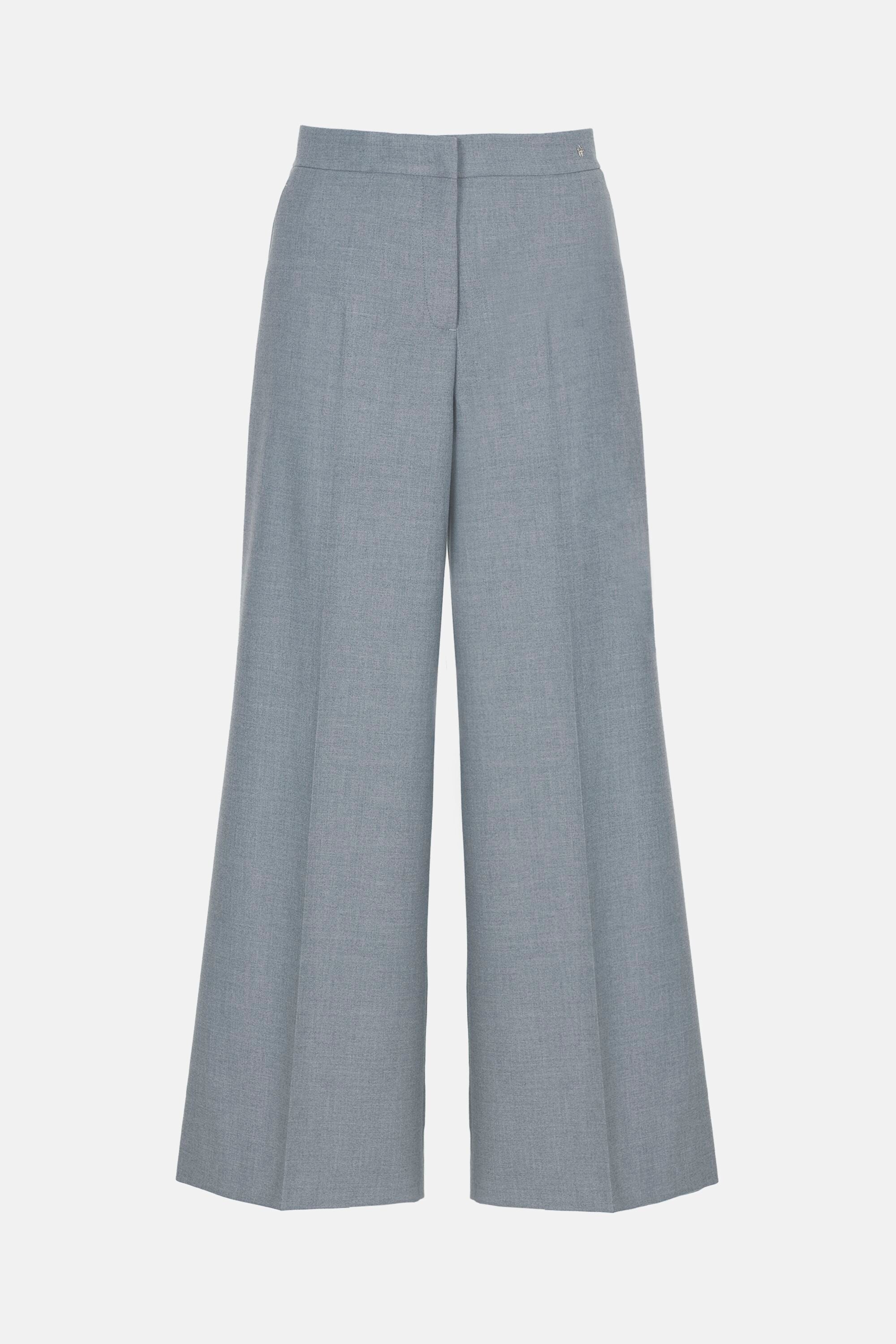 Flannel straight-leg pants gray - CH Carolina Herrera France
