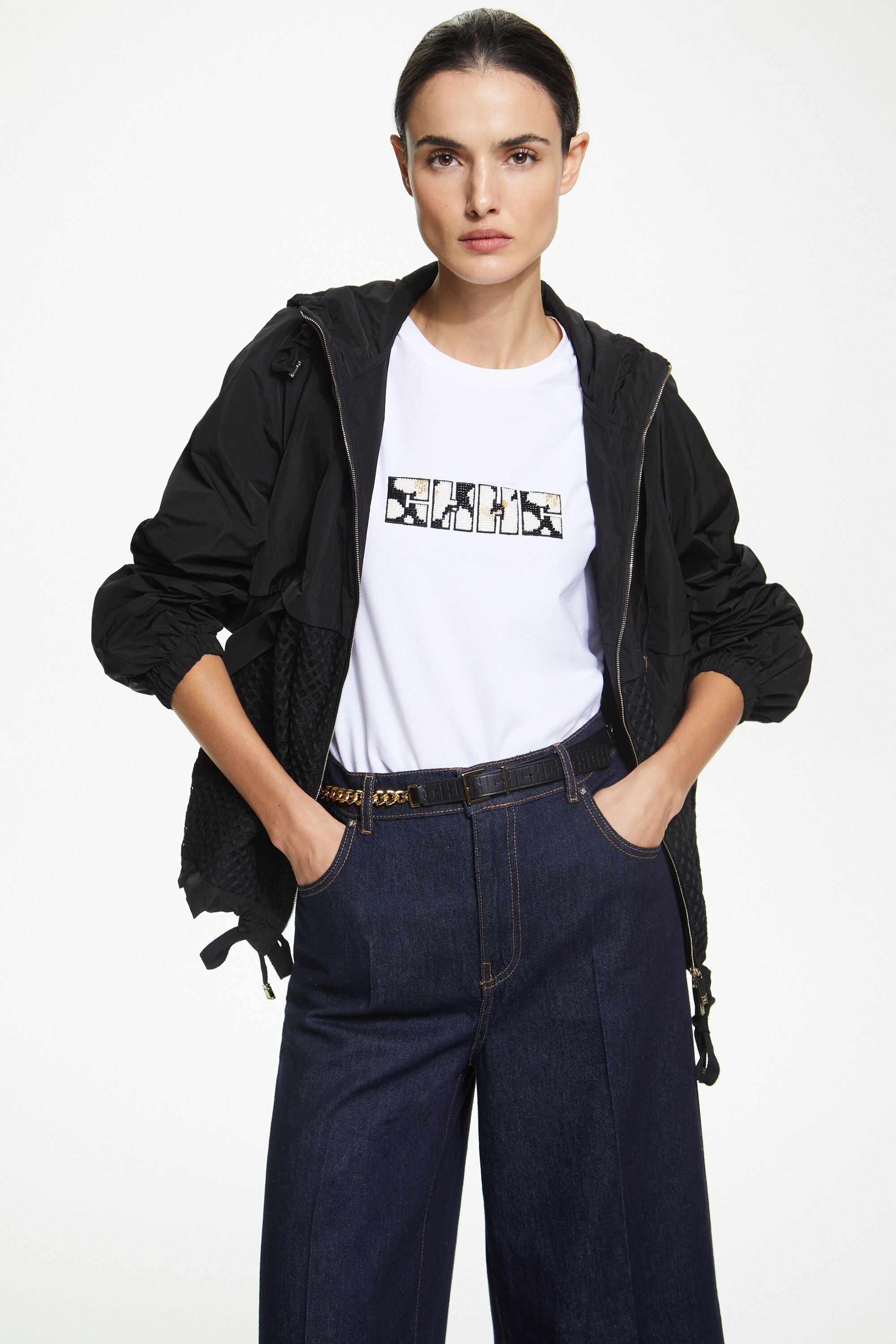 CH 2020 embroidered t-shirt with beads