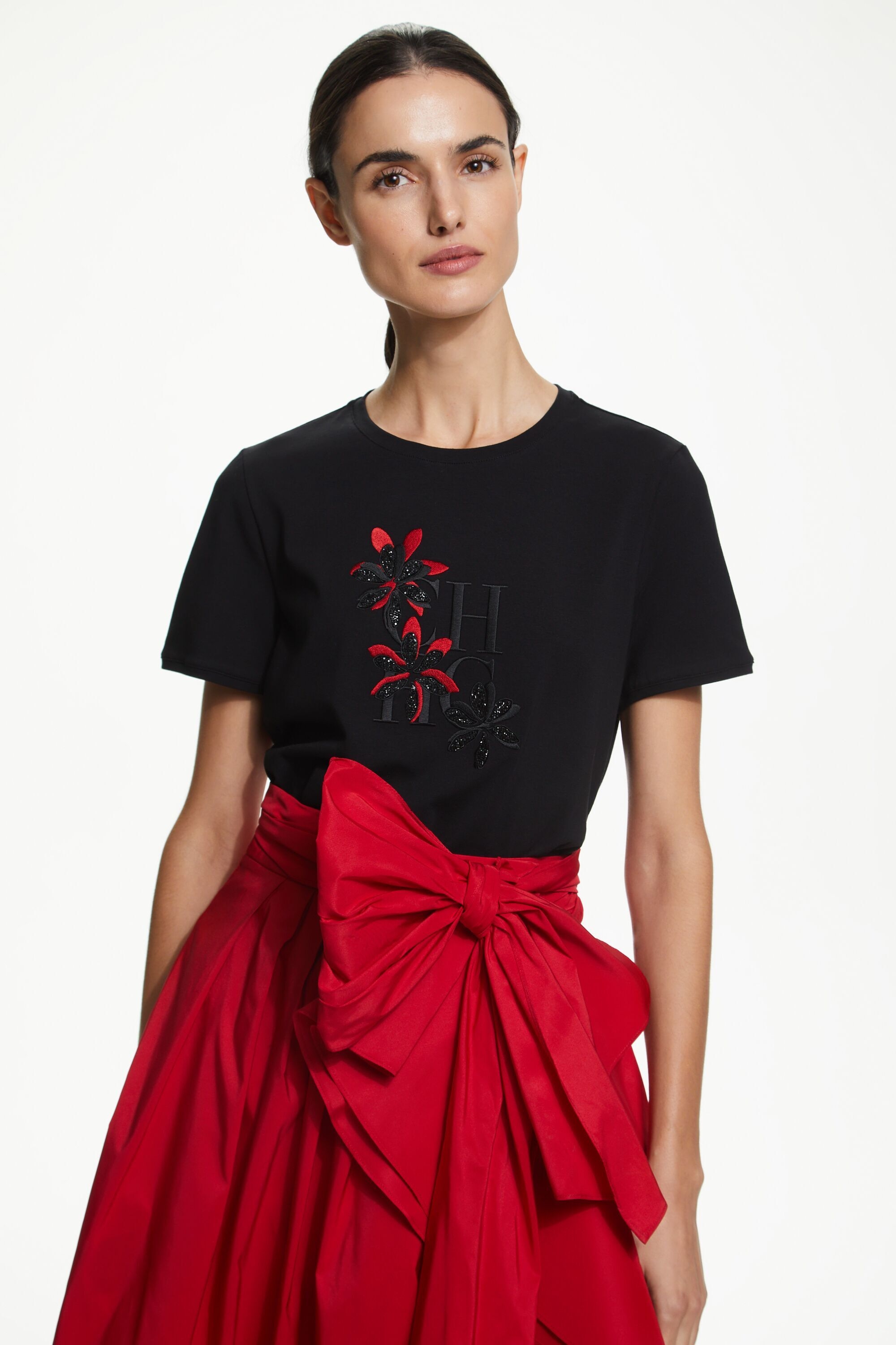 CH T-shirt with crystal-embellished Jasmine