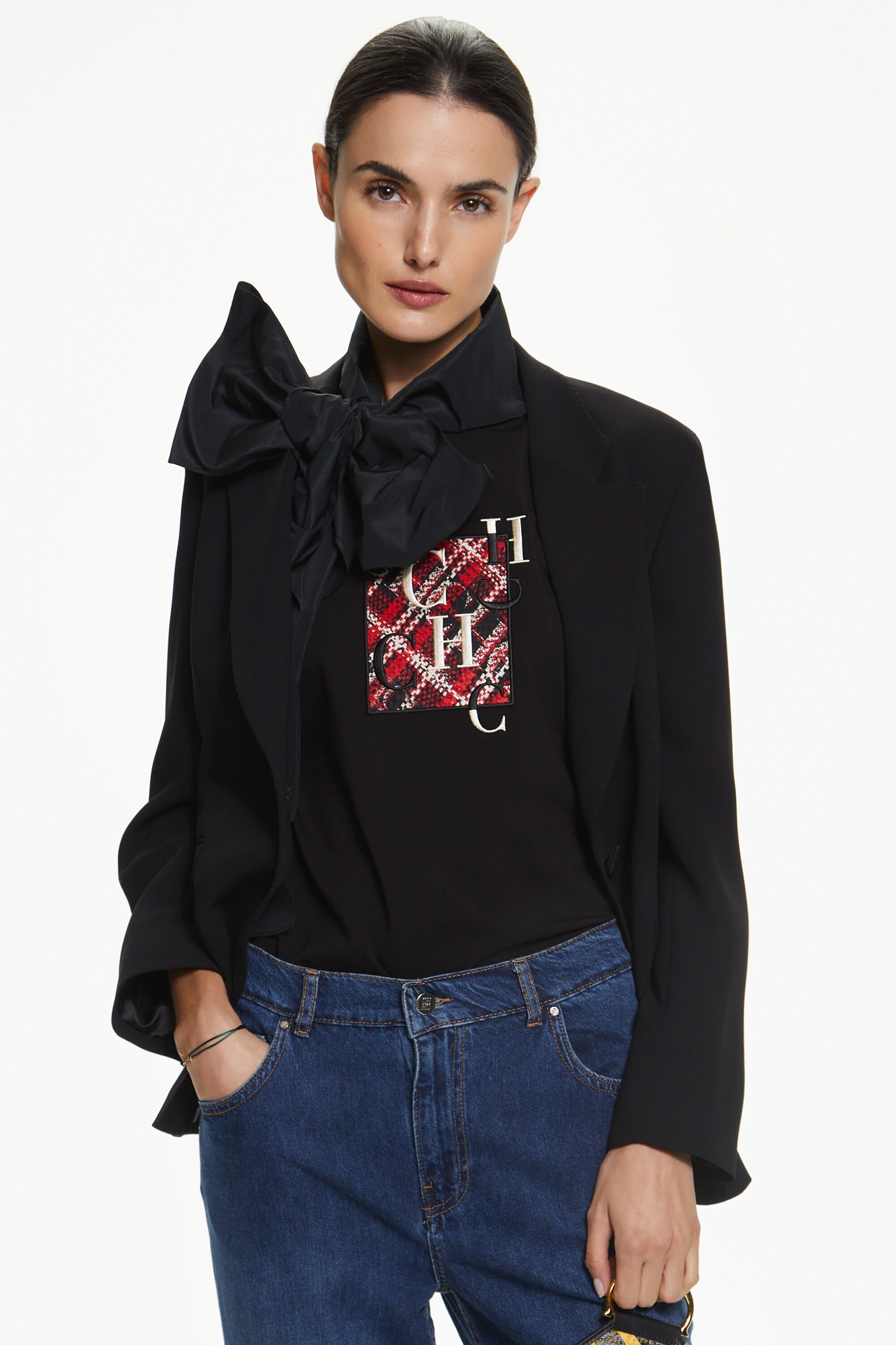 CH embroidered T-shirt