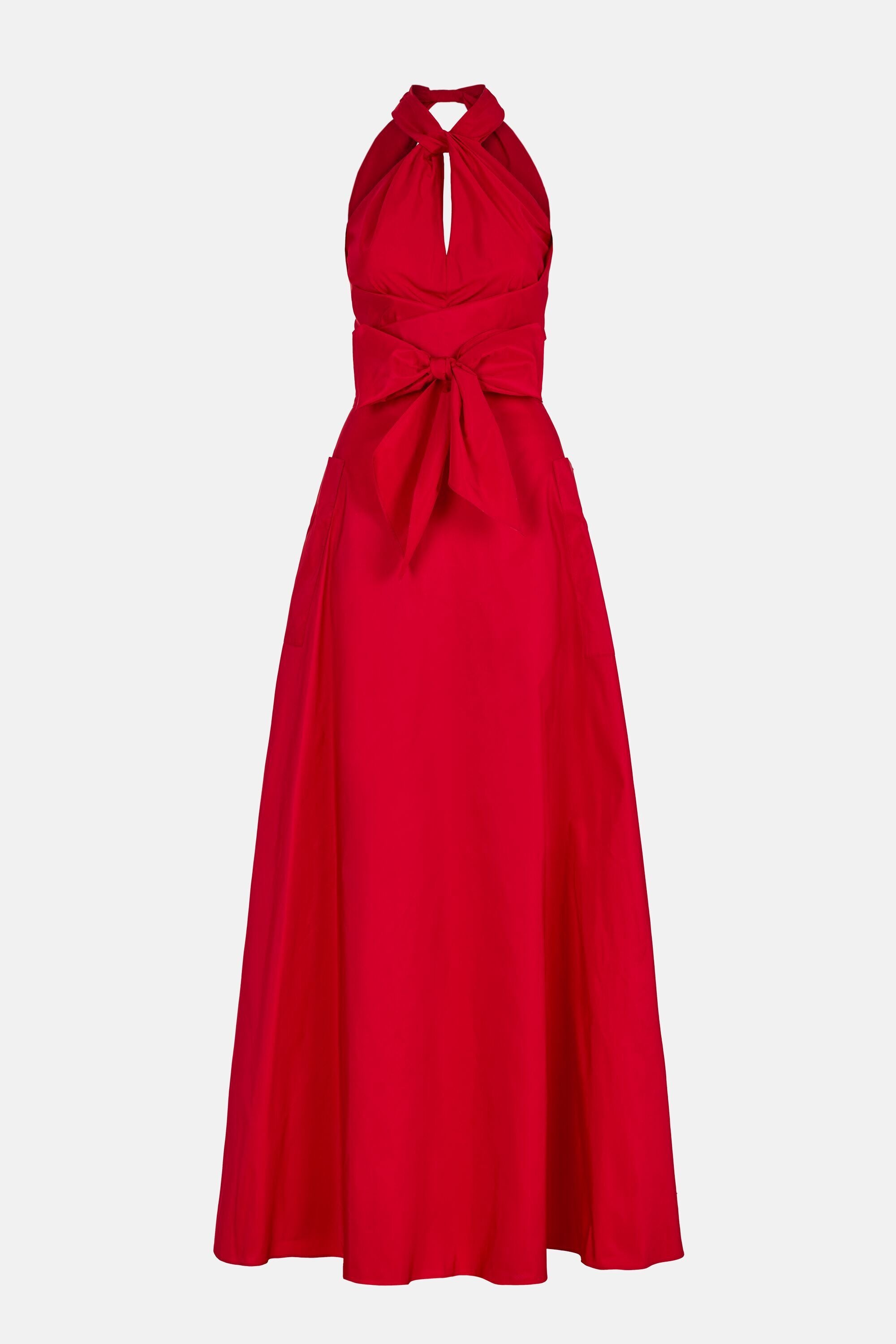 maxi red dress