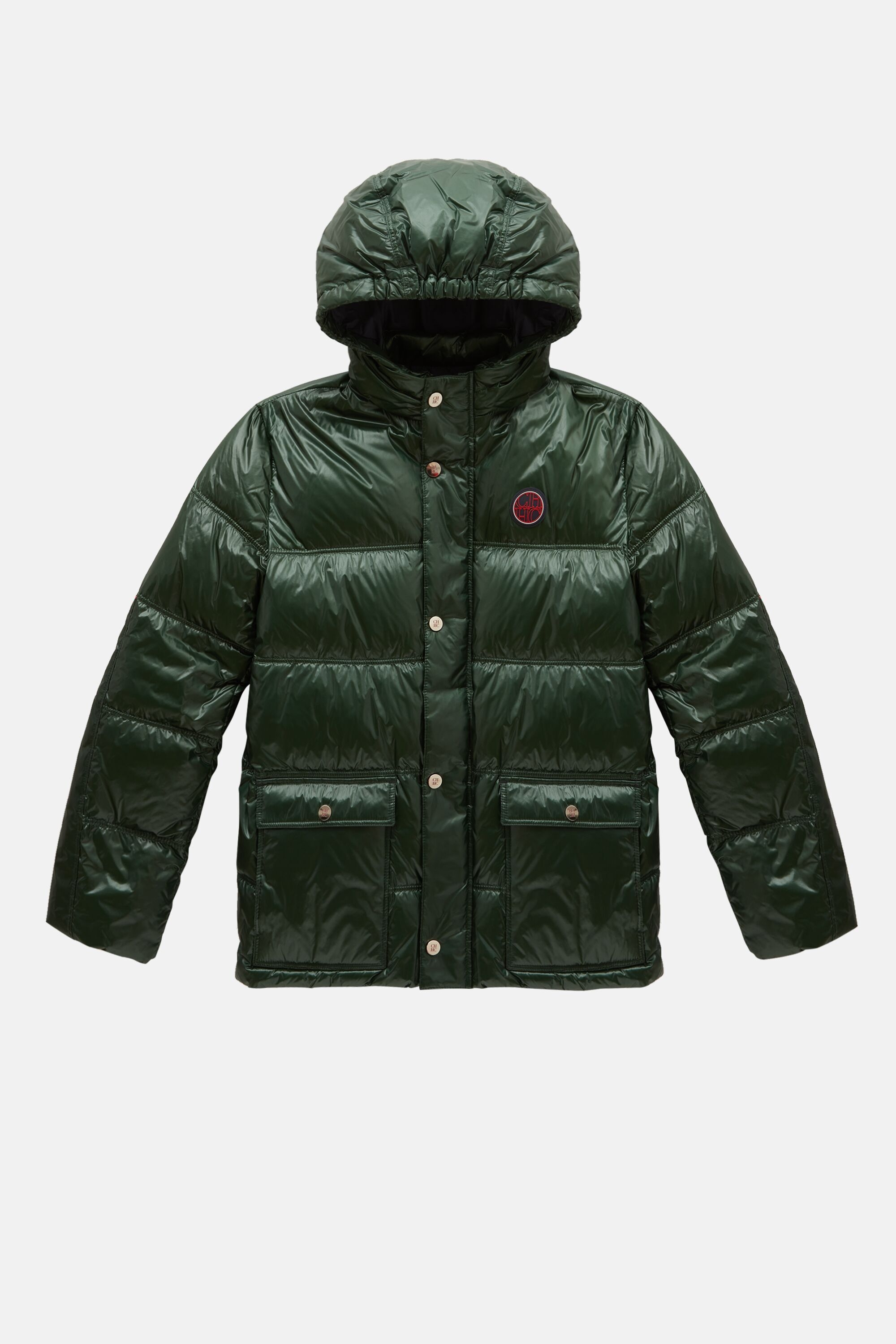 Duck down quilted parka