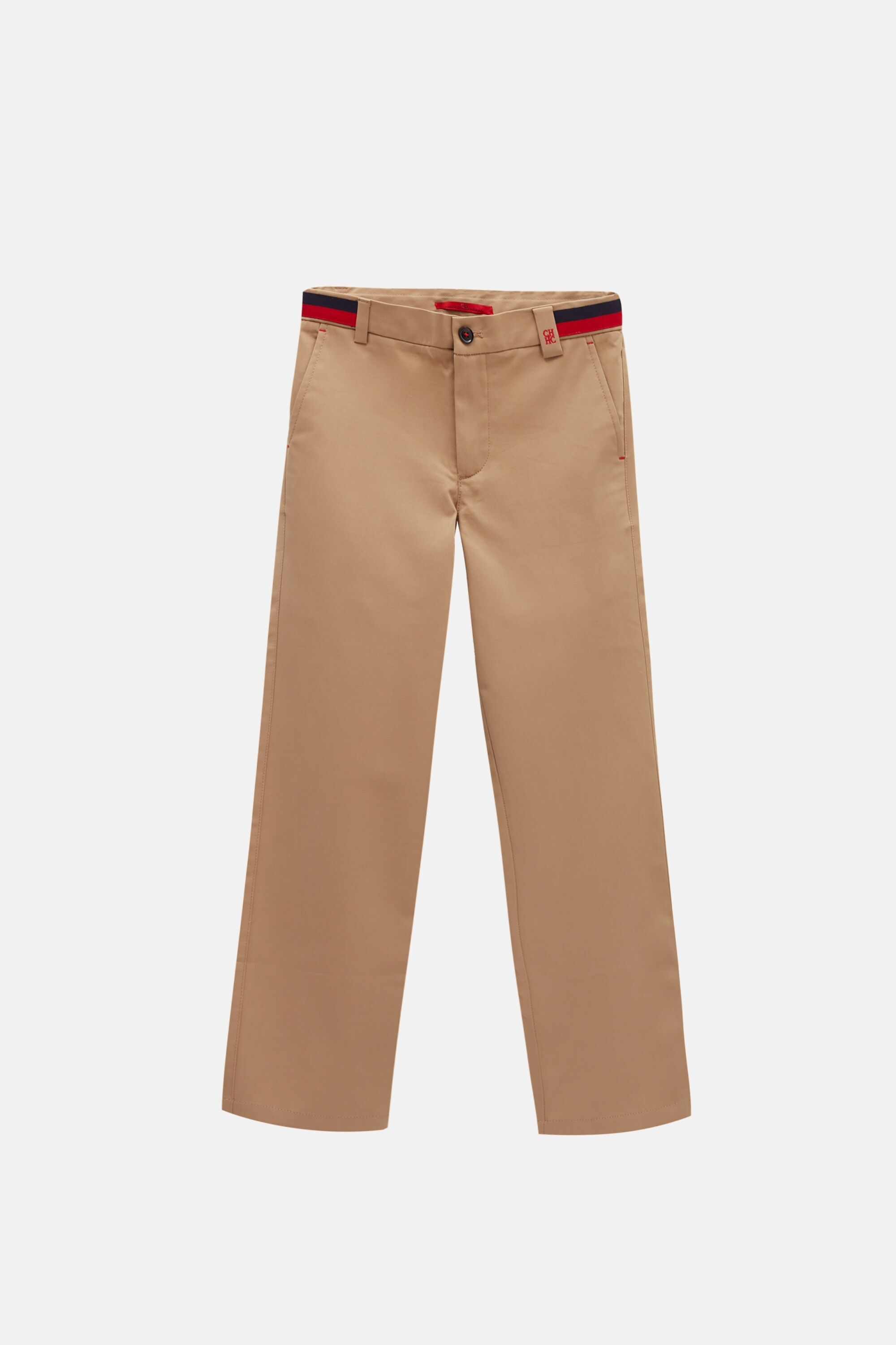 Twill regular fit pants