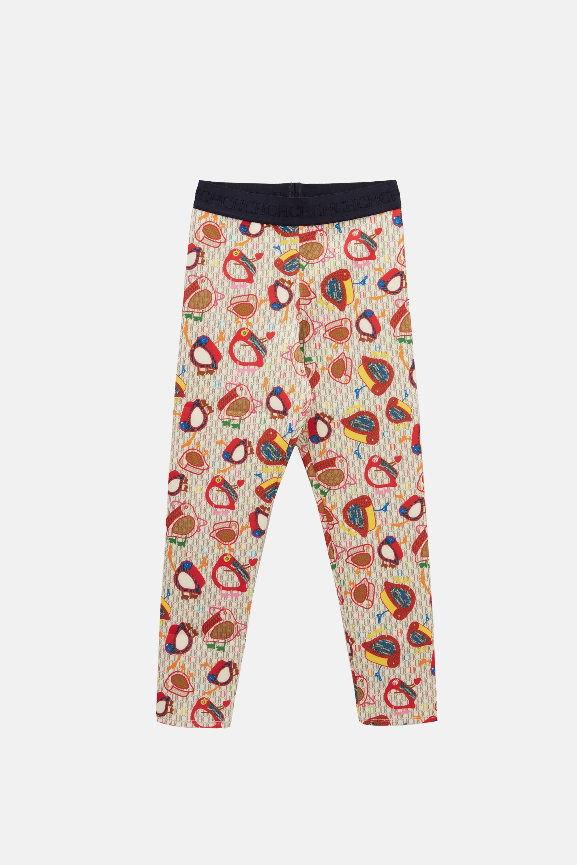 Print neoprene leggings