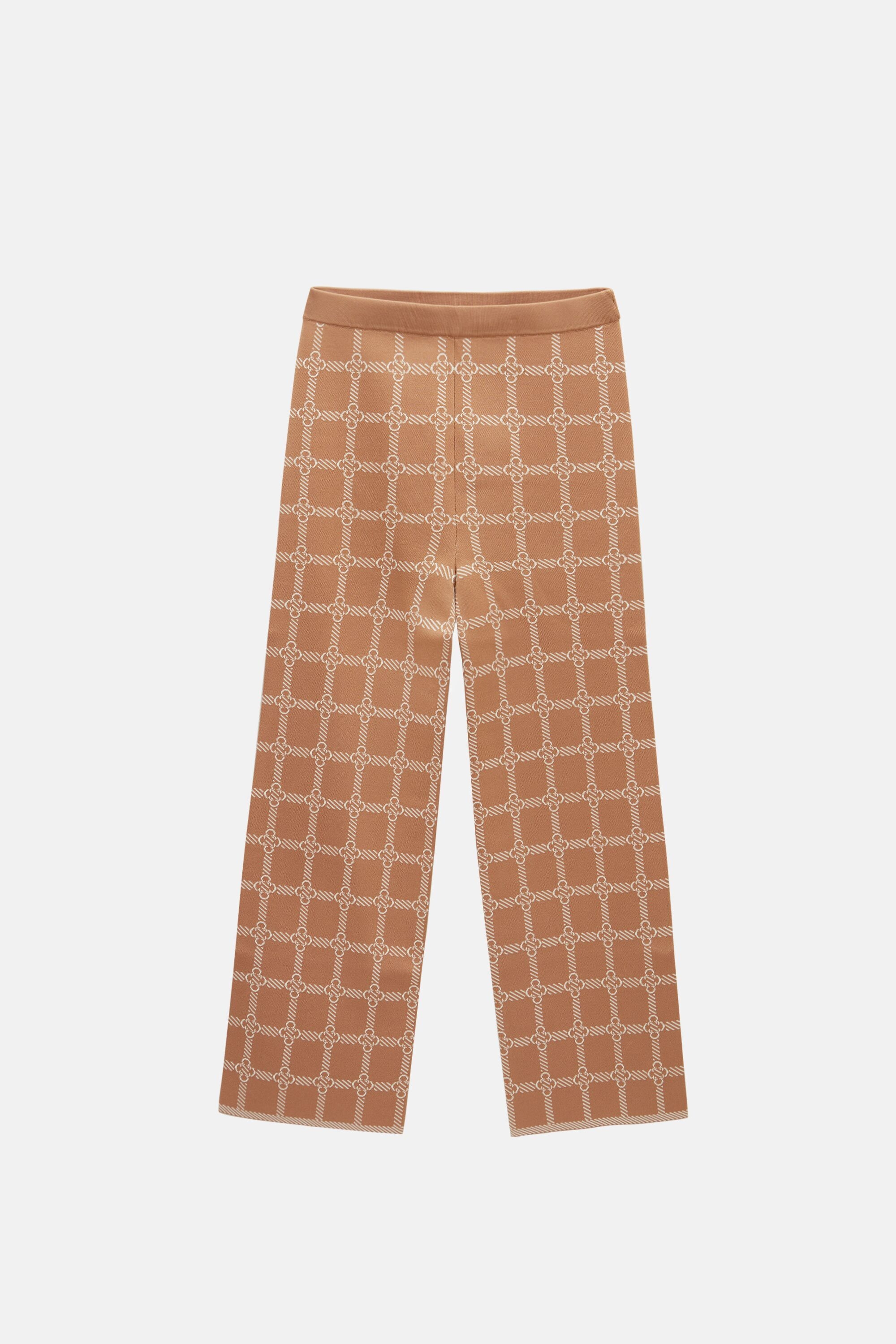 ZARA GEOMETRIC PRINT TROUSERS