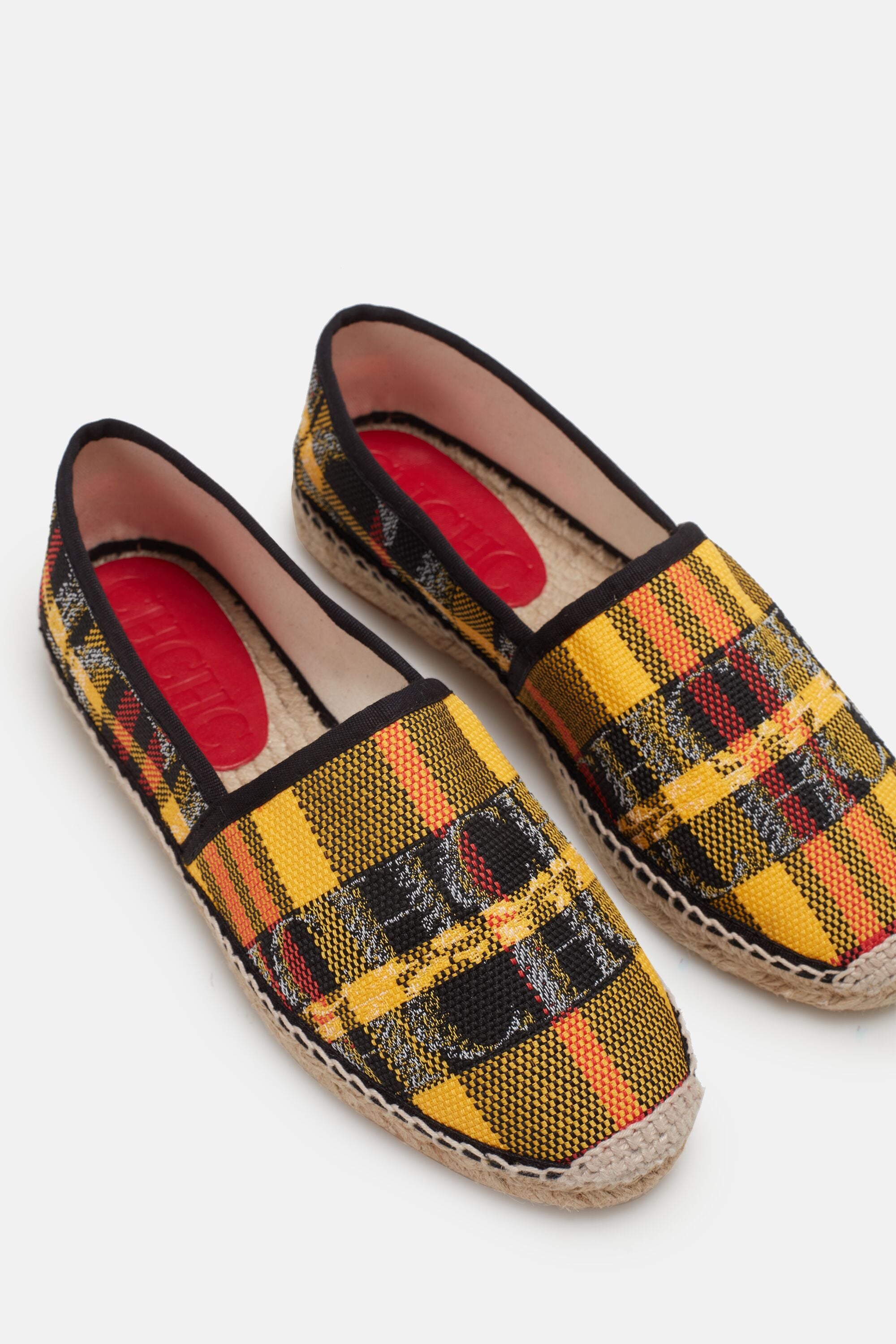 Plaid espadrilles sales