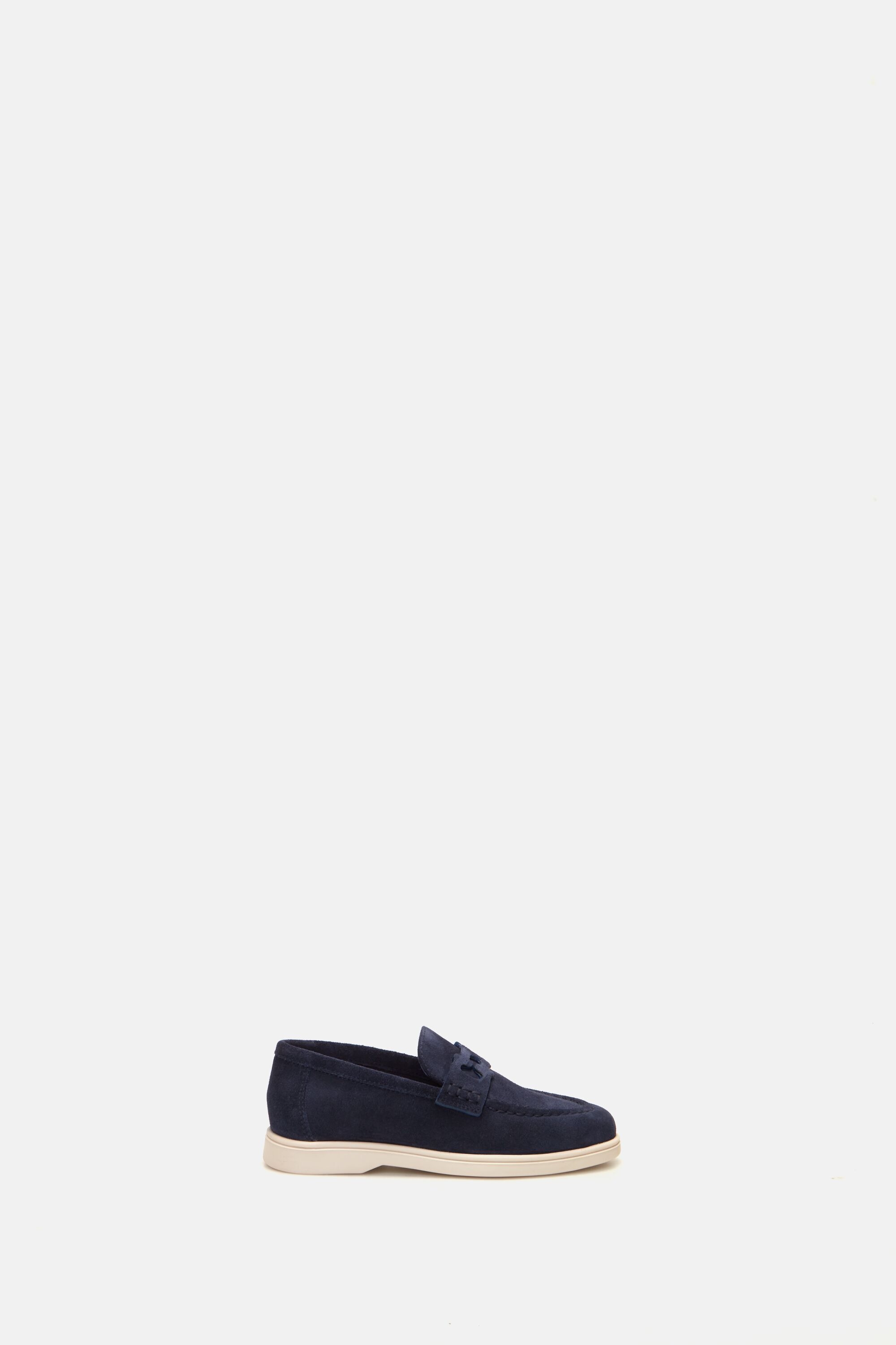 Doma Insignia Cut Out Suede Loafers