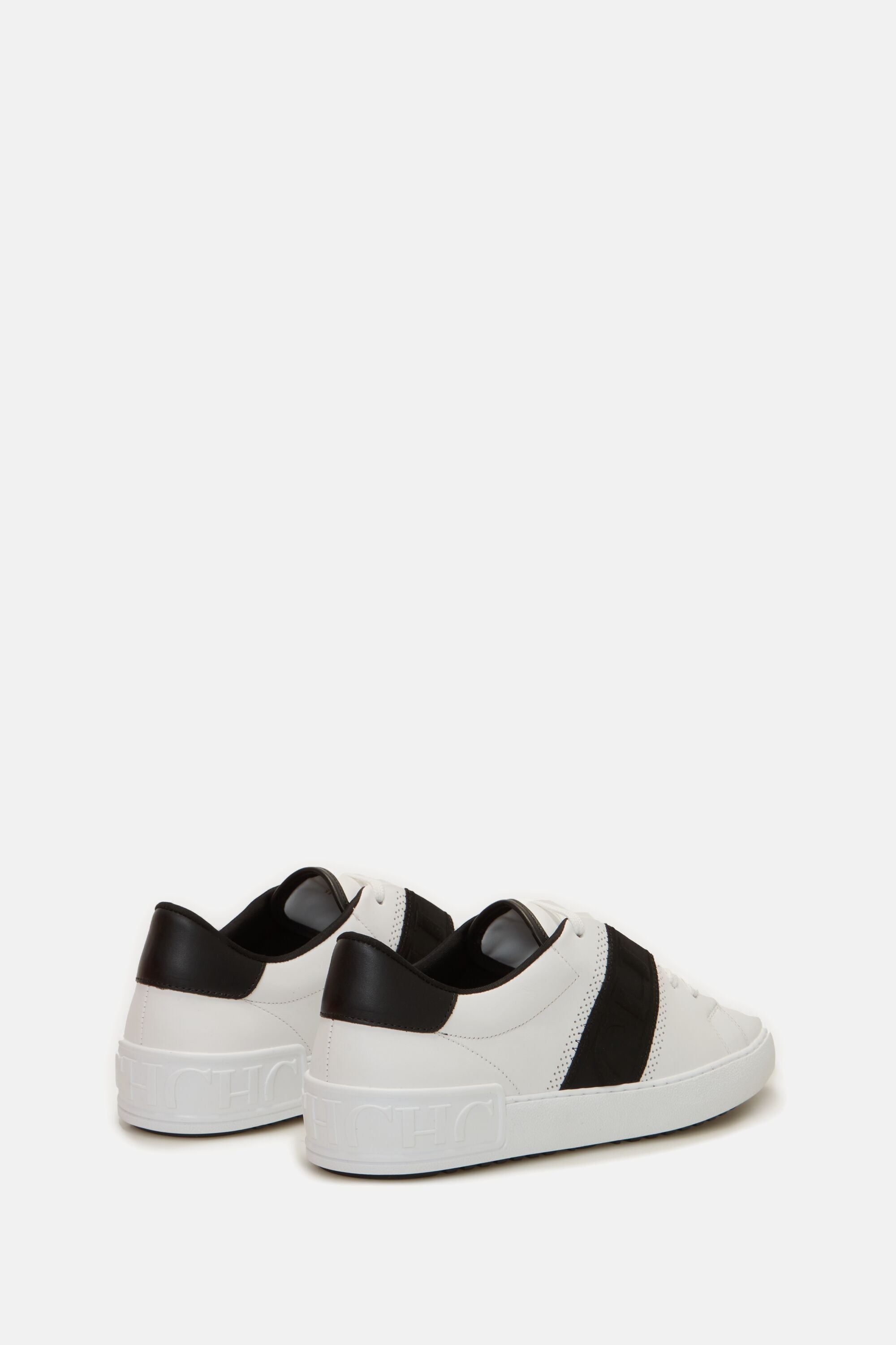 スニーカー Tread Sneakers in White/Silver Leather Alexander McQueen Men's Oversized Leather Sneakers Size 43
