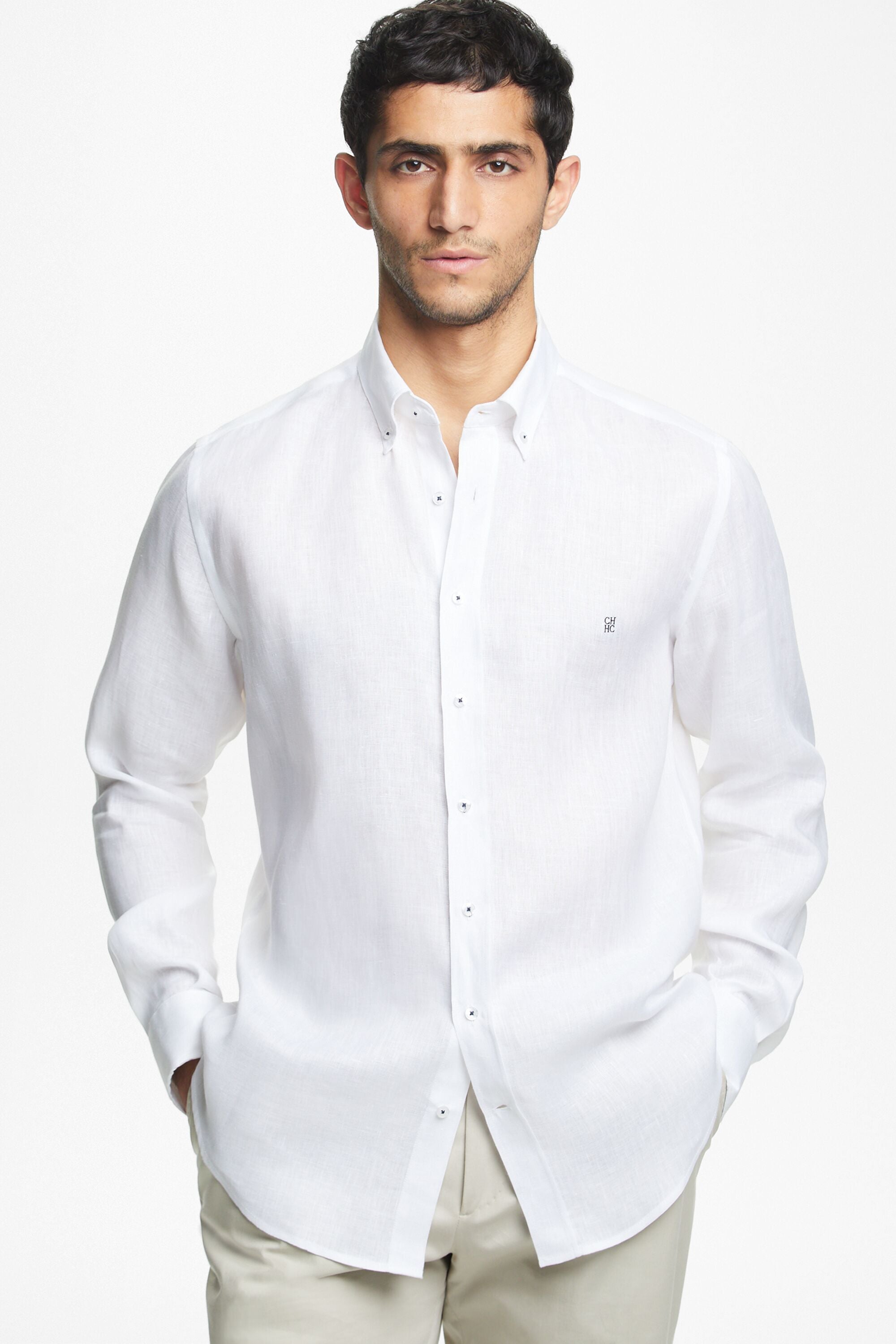Camisas carolina herrera para hombre sale