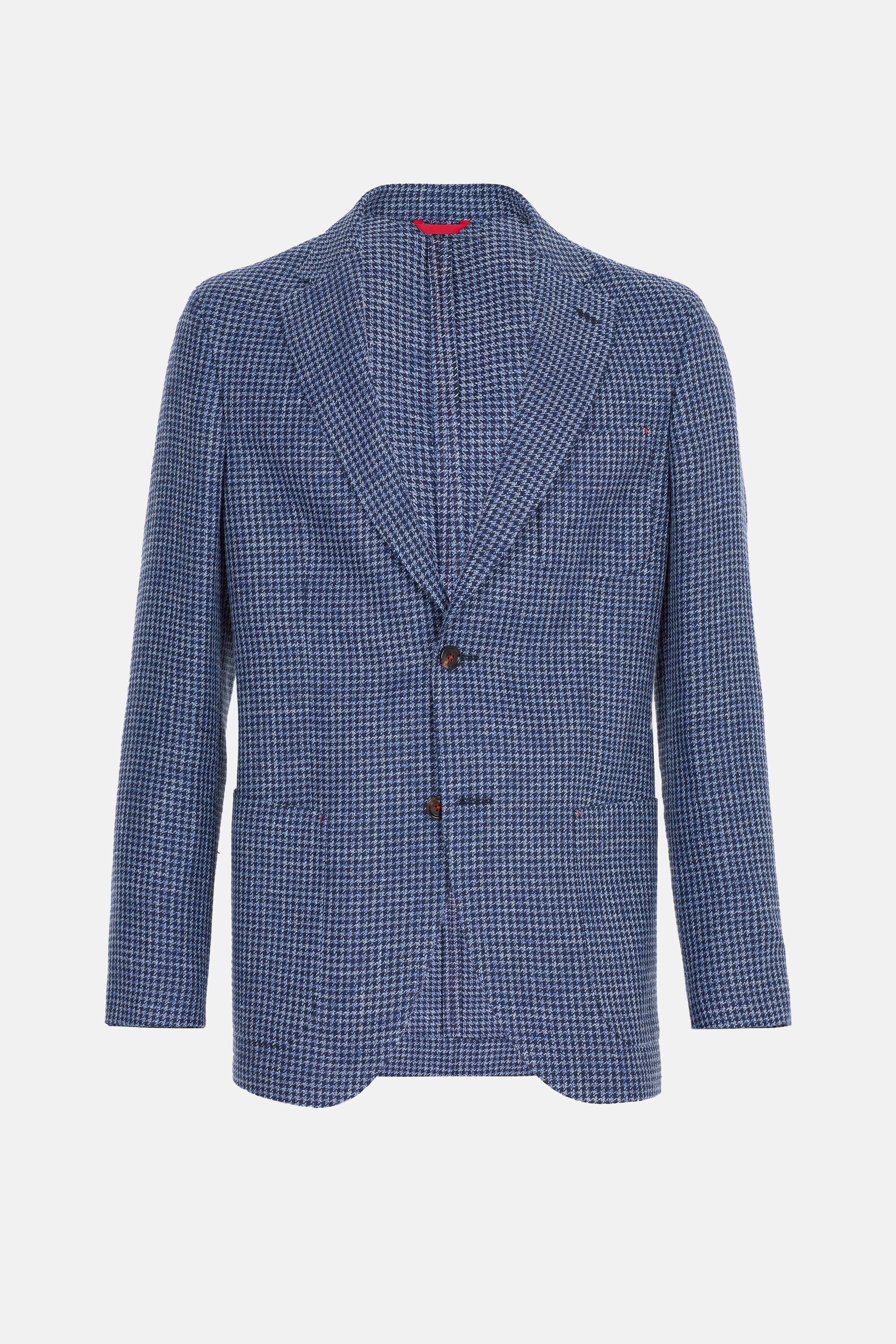 Blue hotsell houndstooth jacket
