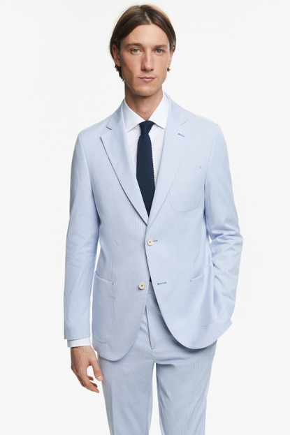 Needle cord relaxed fit suit jacket