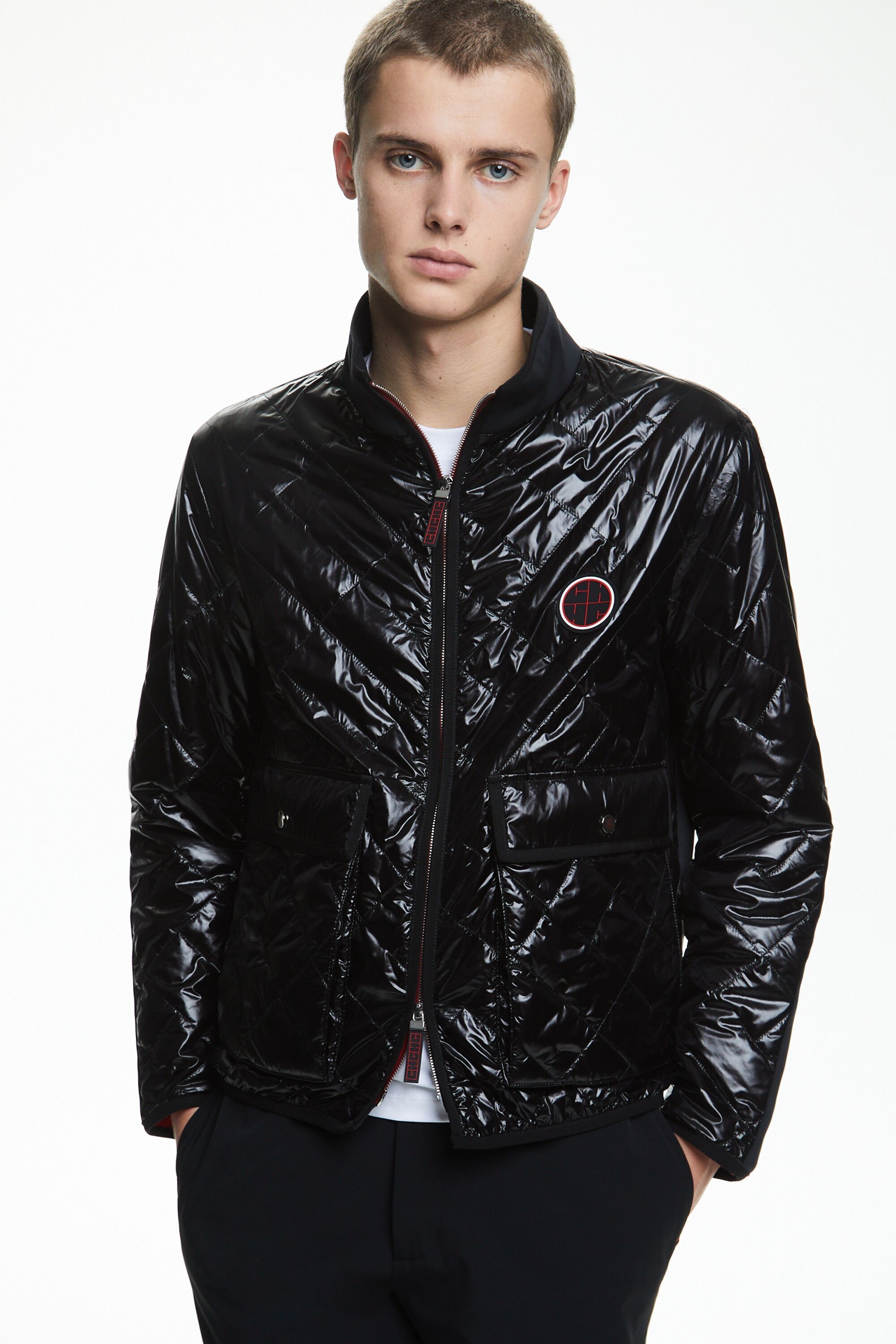 CH 2020 quilted nylon and neoprene jacket
