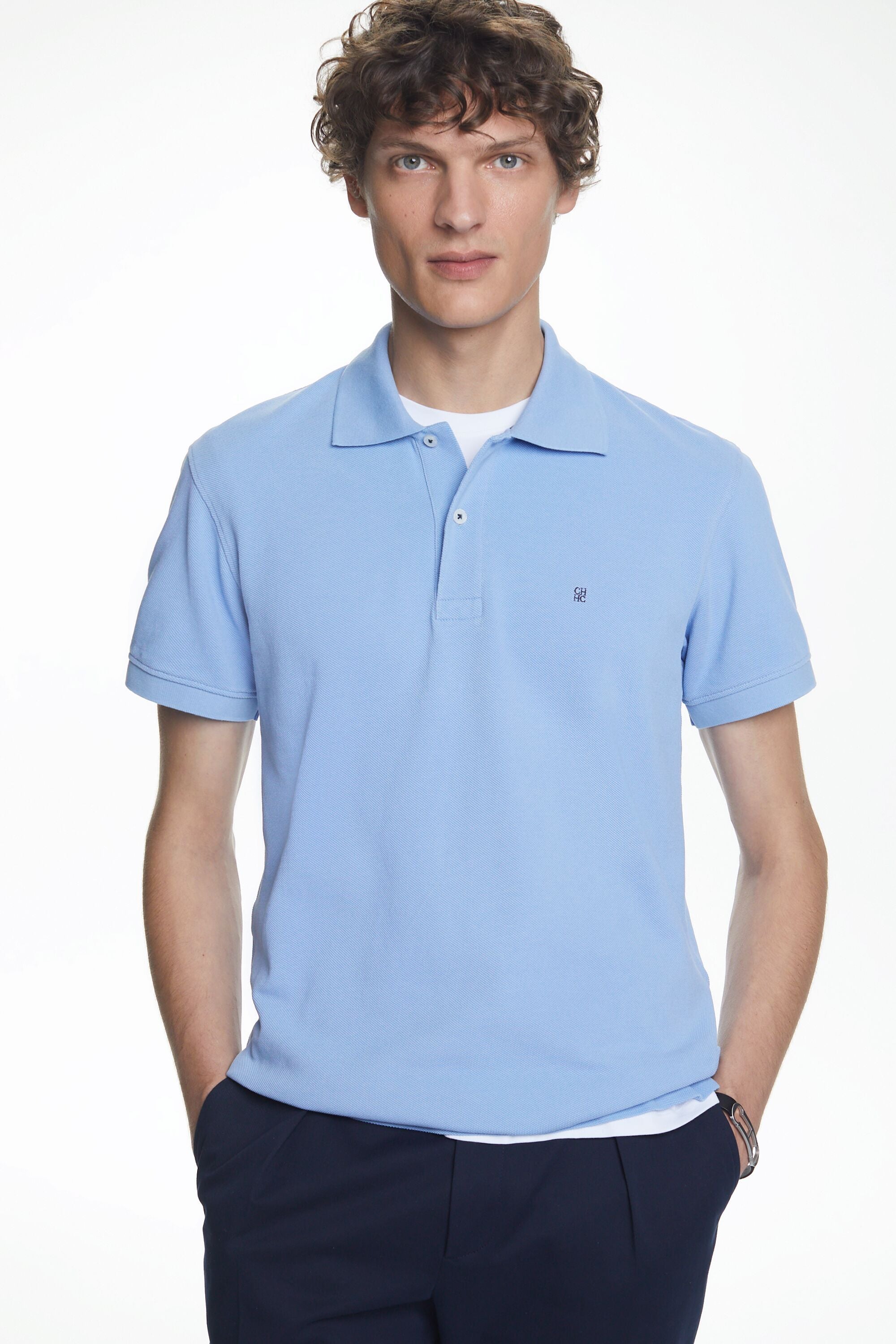 Carolina herrera new arrivals polo shirt mens