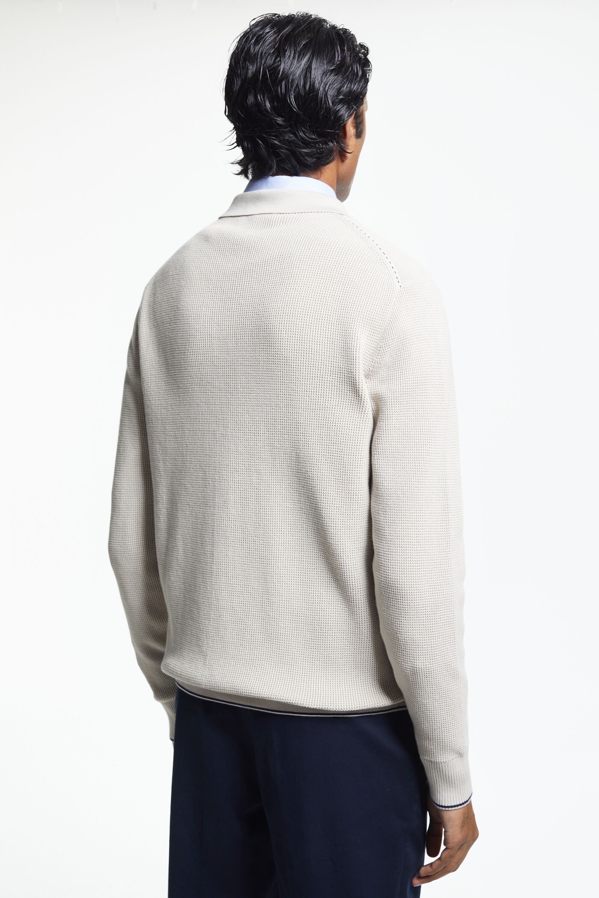 Long top structured cardigan