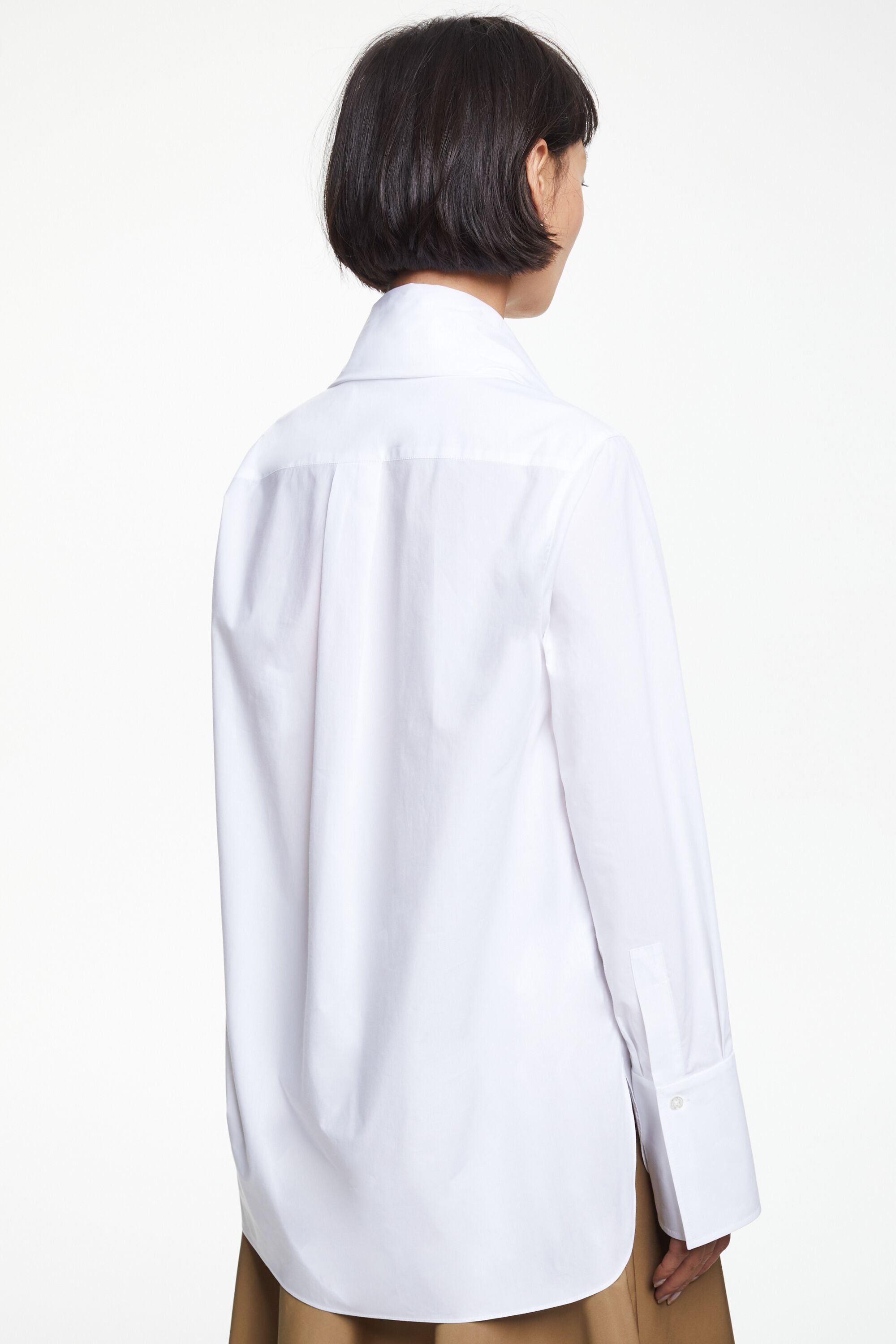 Poplin straight-fit White Shirt with bow white - CH Carolina Herrera United  States