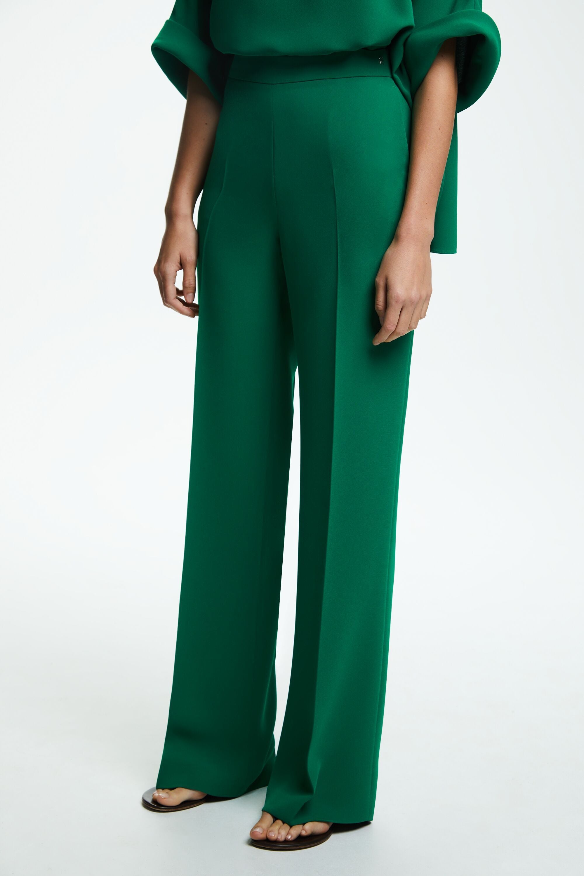 Crepe pants green - CH Carolina Herrera United States
