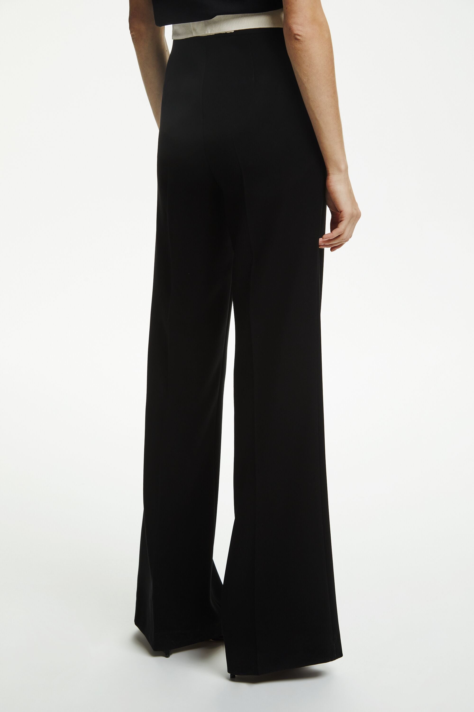 Topshop Black High Waist Peg Trousers Size 14 NWT | eBay