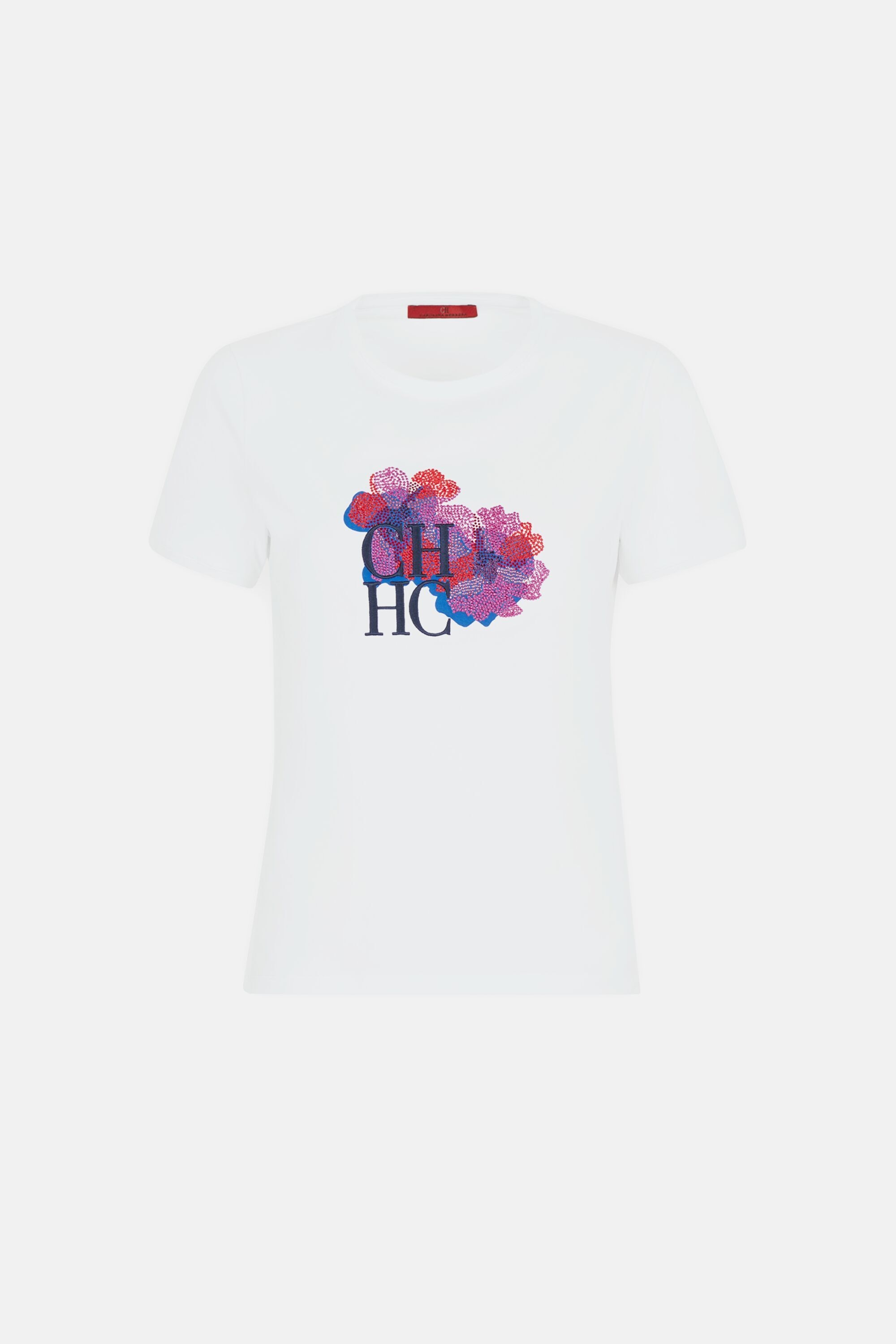 Camiseta CH con flores