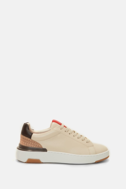 Editors Leather sneakers with canvas heels