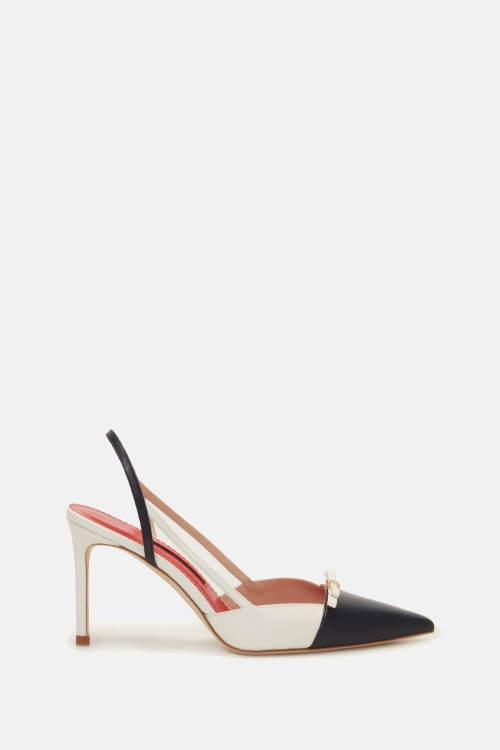 LACITO INSIGNIA 80 LEATHER SLINGBACK PUMPS